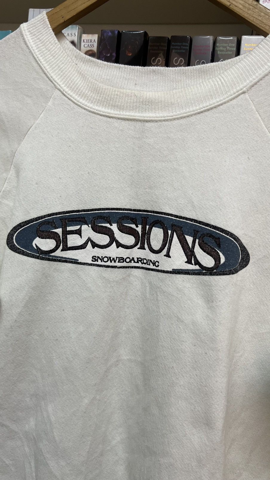 Hanes Vintage SESSIONS Snowboarding by Hanes Sweatshirt Size US M / EU 48-50 / 2 - 3 Thumbnail