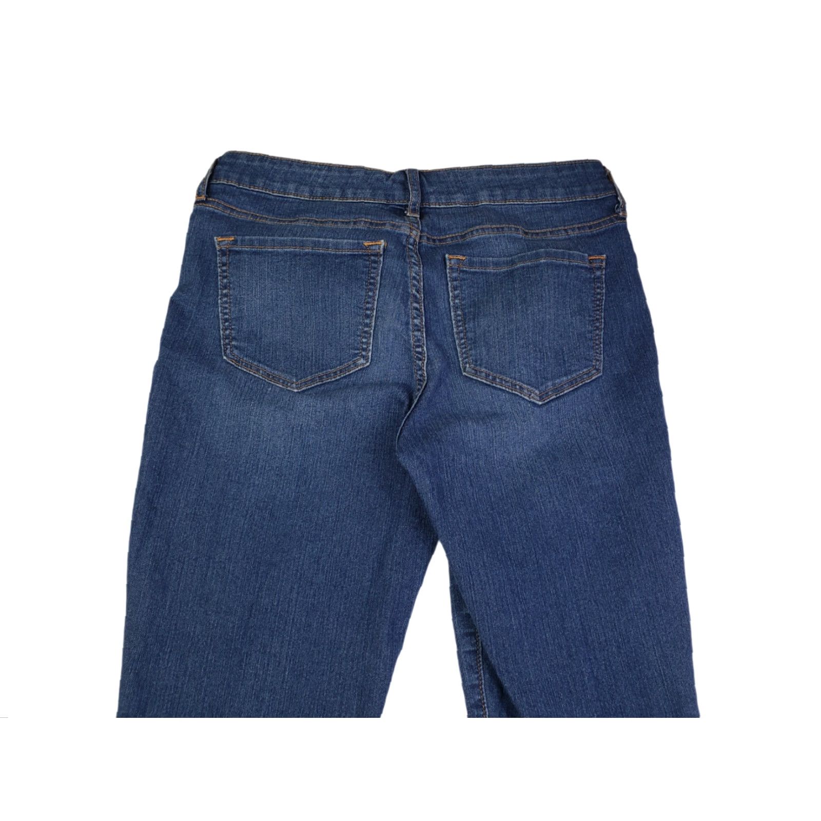 Old Navy OLD NAVY Womens Super Skinny Mid Rise Jeans 6R 28x28 Blue Denim Stretch Regular Belt Loops Zip 9-014 Womens Size 28" / US 6 / IT 42 - 5 Thumbnail