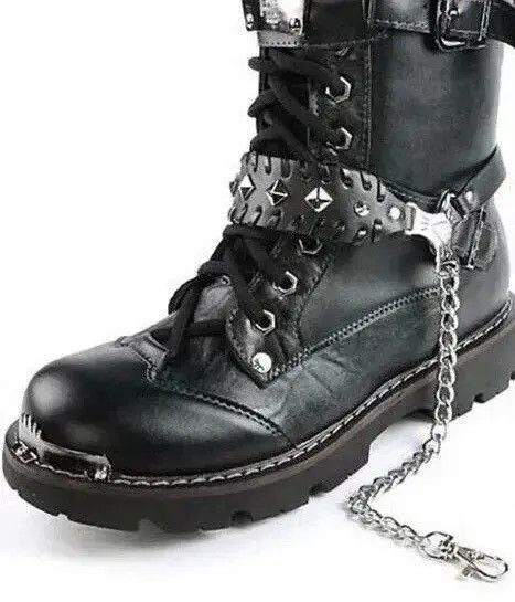 Other Punk Rivet Chain Shoes Accessories ( pair set) Size ONE SIZE - 3 Thumbnail