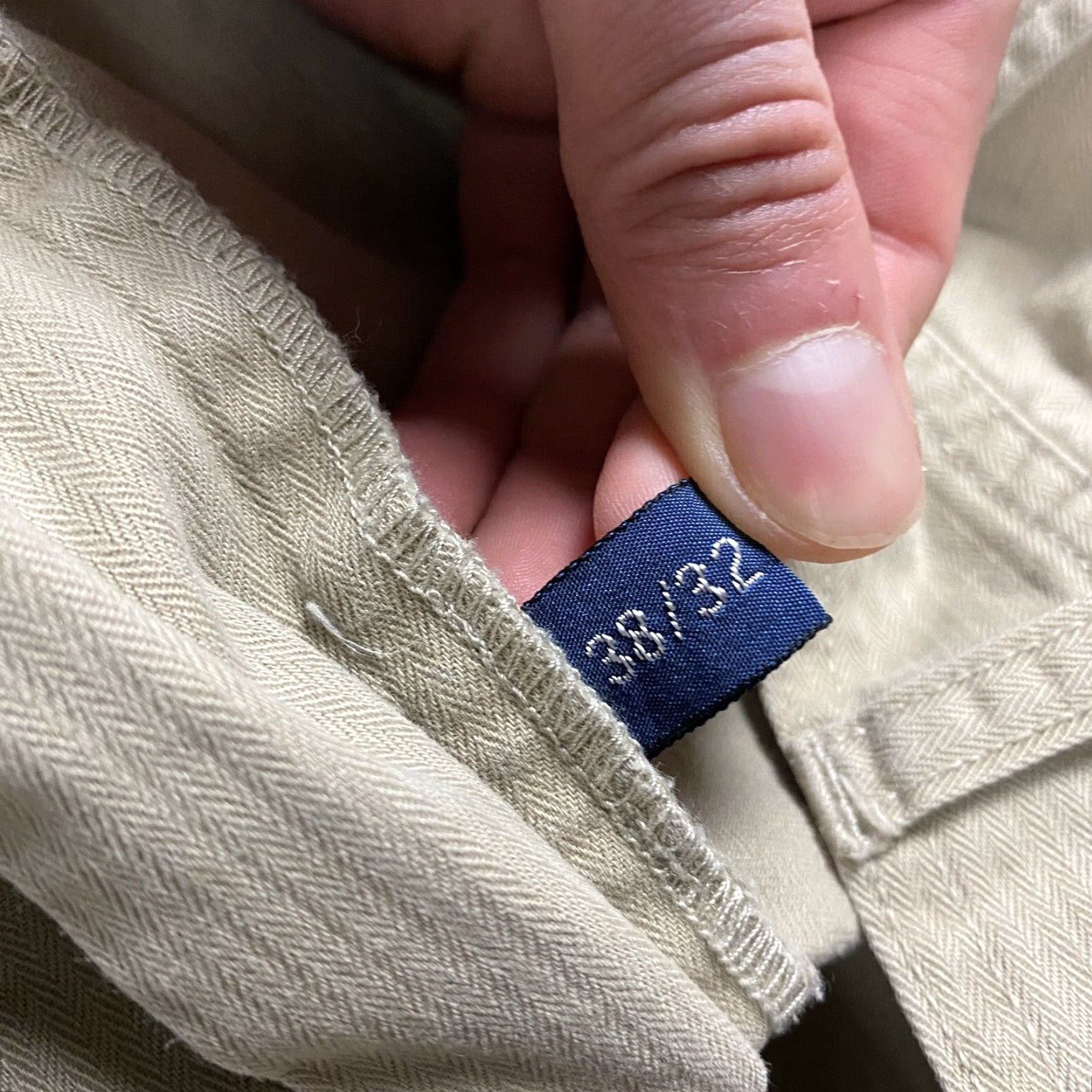 Polo Ralph Lauren VINTAGE Polo Ralph Lauren Cargo Pants Men 38 Herringbone Twill Khaki Military 90s Classic Size US M / EU 48-50 / 2 - 3 Thumbnail