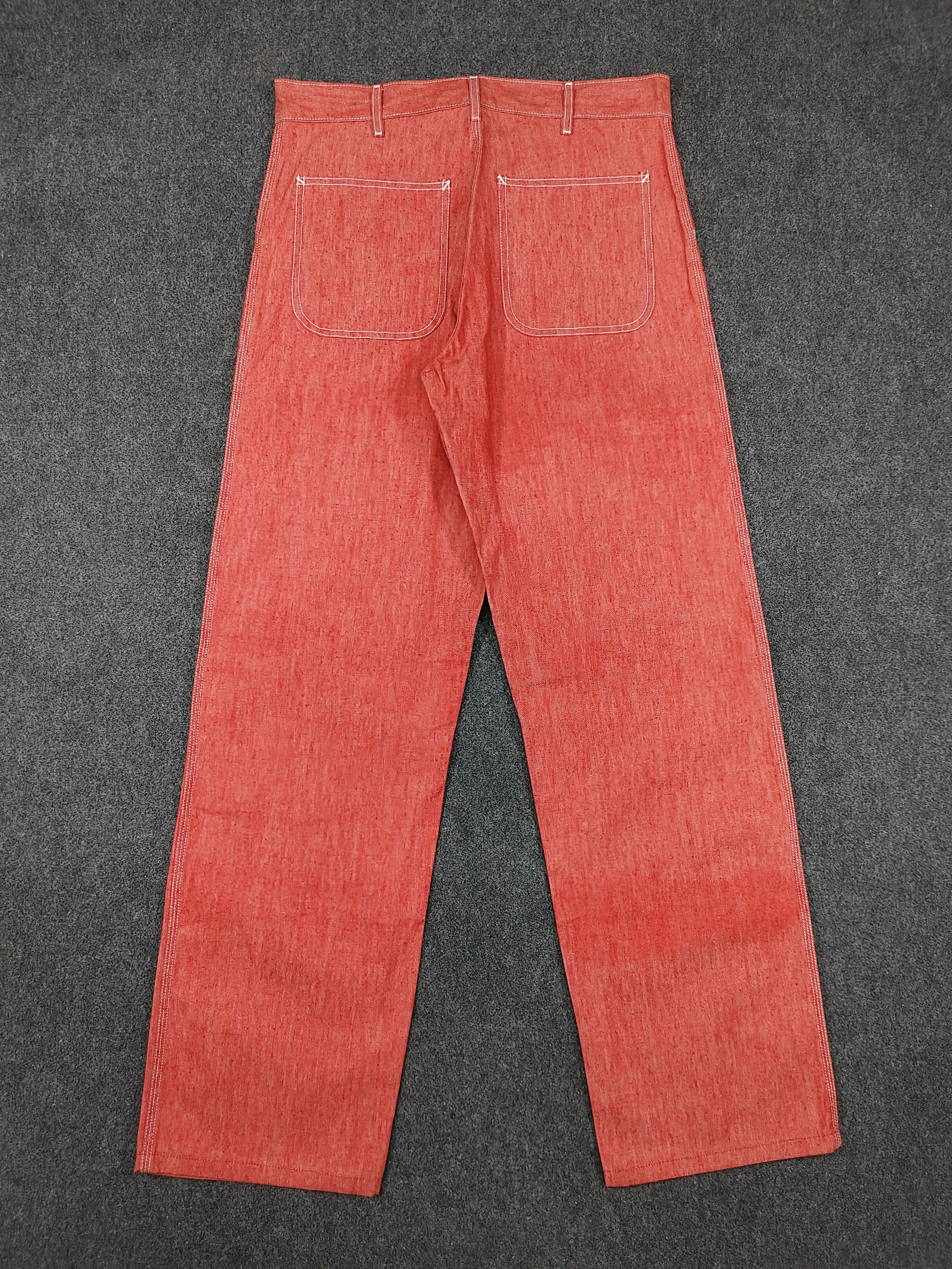 A.P.C. 90s APC 🇫🇷 Minimal Workwear Cut Canvas Trousers Size US 31 - 5 Thumbnail