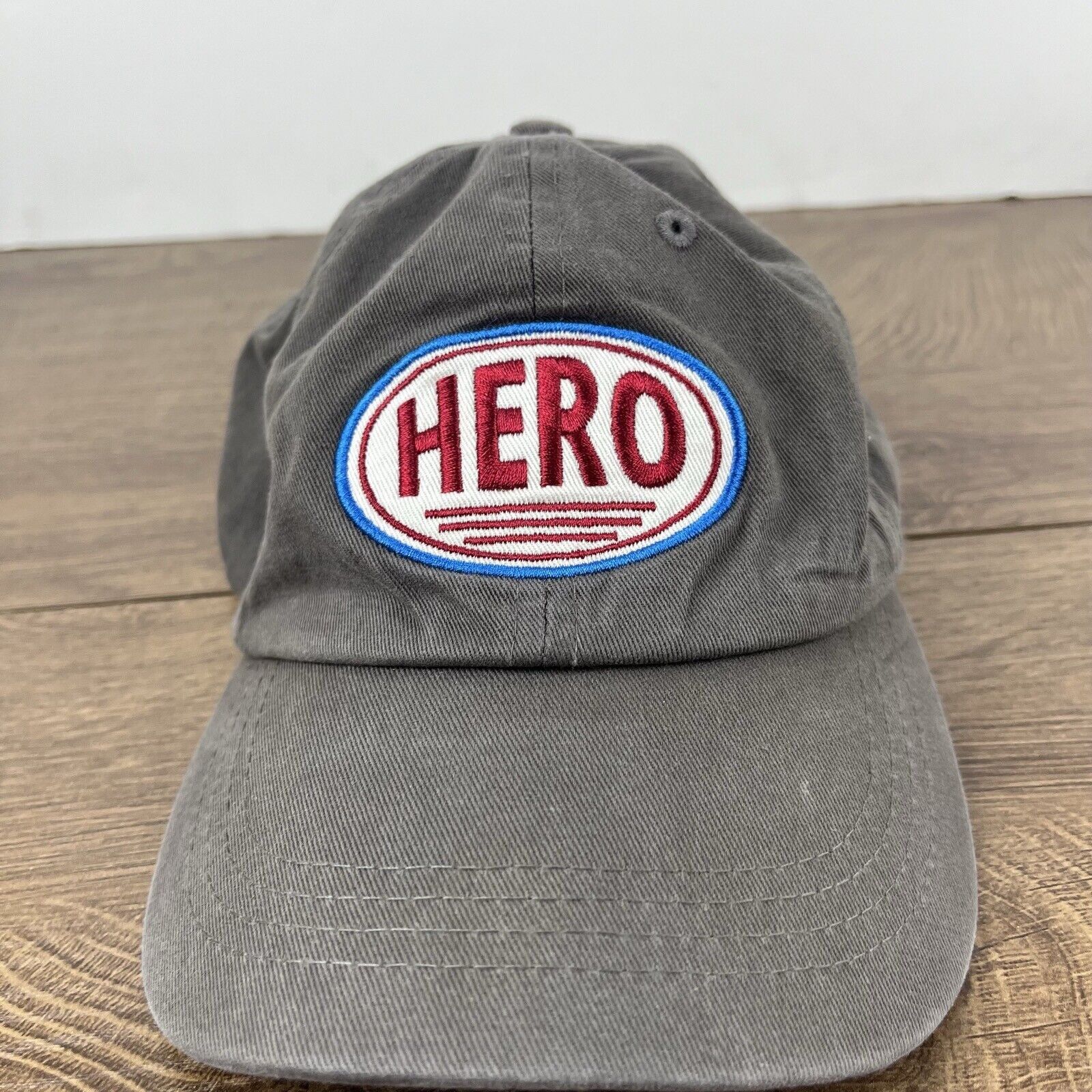 Other Hero Hat Hero Gray Ball Cap Hat Gray Adjustable Hat Gray Adu Size ONE SIZE - 5 Thumbnail