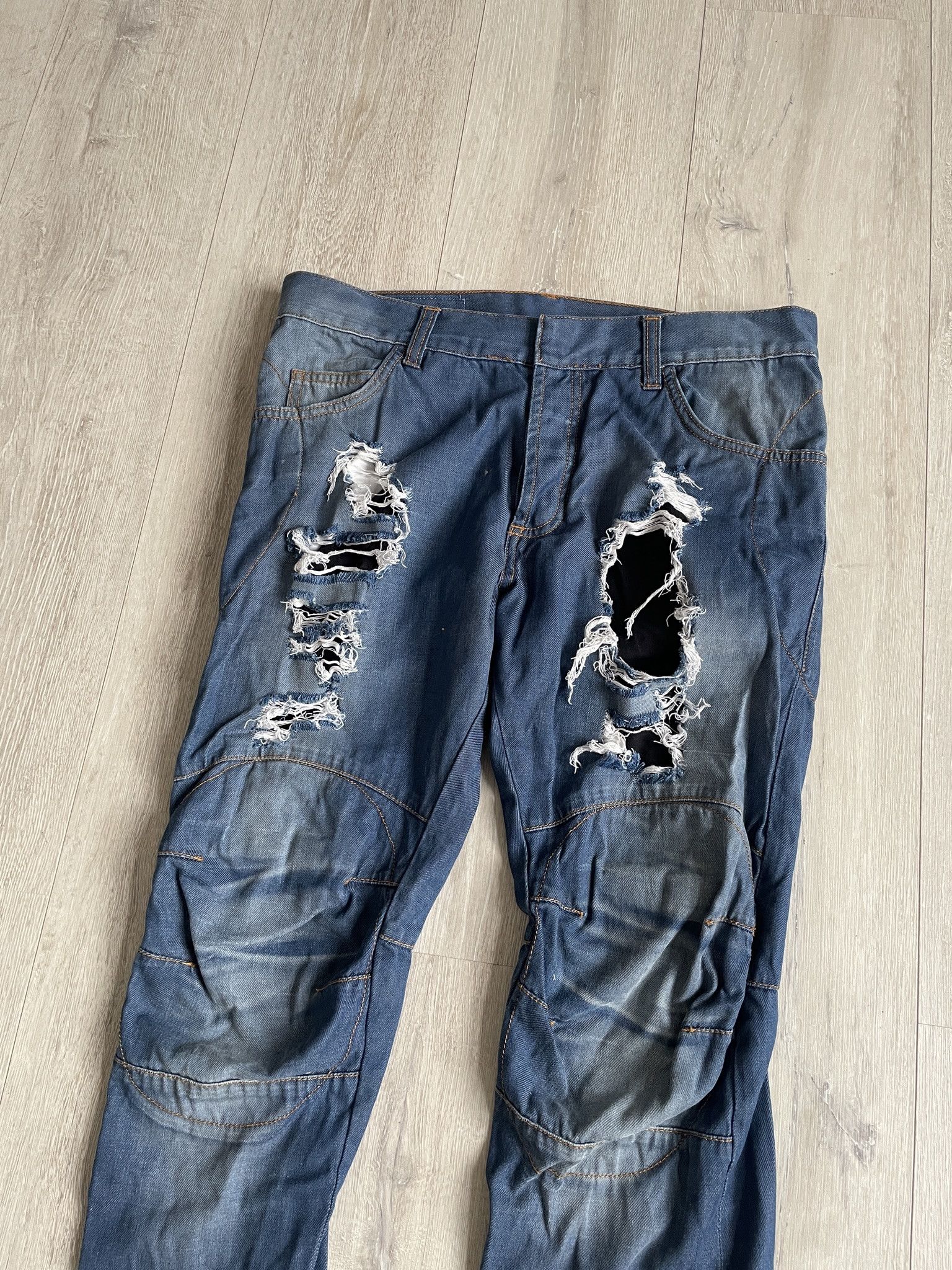 Balmain Balmain AW10 motorcycle jeans Size US 30 / EU 46 - 2 Thumbnail