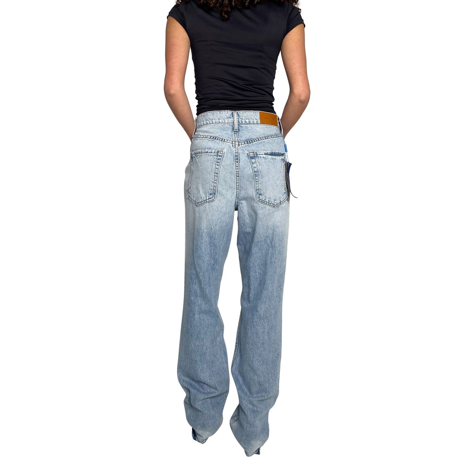 COTTONCITIZEN Light Blue Denim Ripped Jeans Size 24" / US 00 / IT 34 - 4 Thumbnail