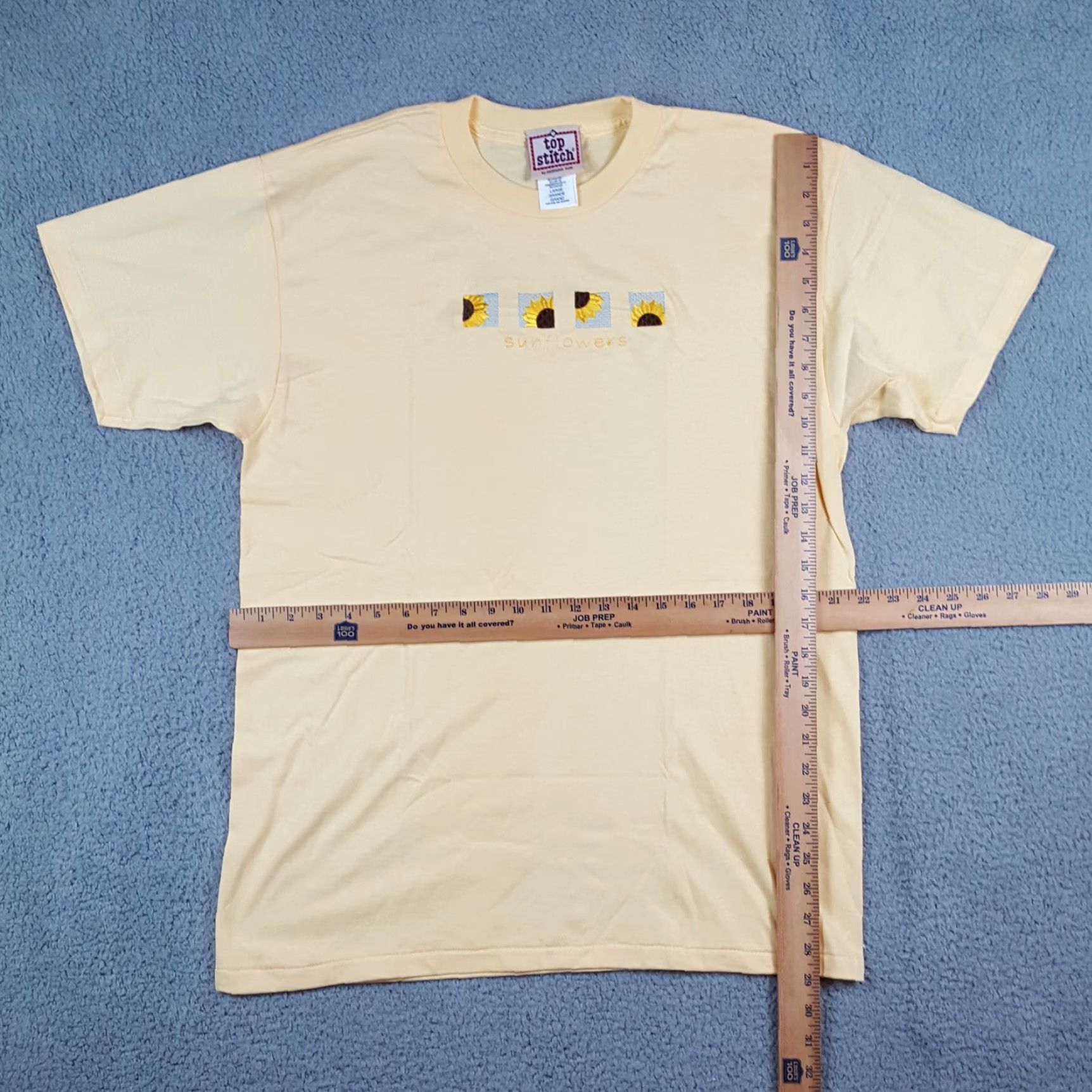 Sunflower Vintage Sunflower Women's T-Shirt L Summer 90s Y2K Embroidered Flower Retro Yellow Size L / US 10 / IT 46 - 8 Thumbnail
