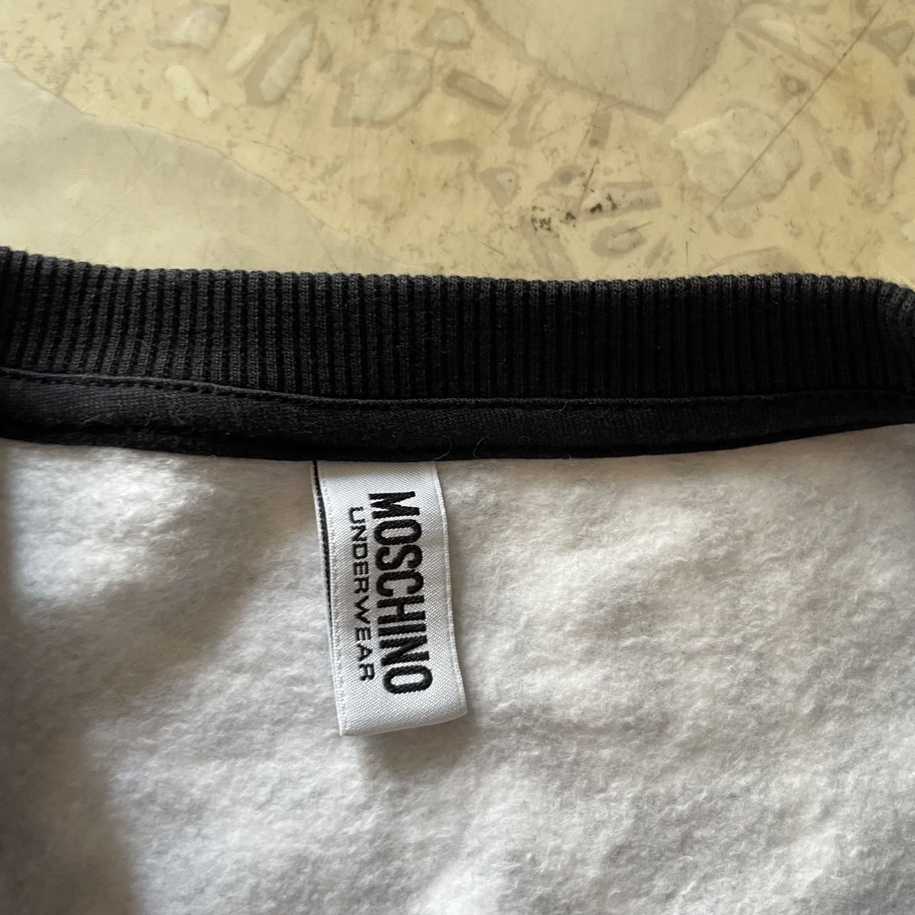 Moschino Moschino Black & White All Over Print Crewneck Size S / US 4 / IT 40 - 4 Thumbnail
