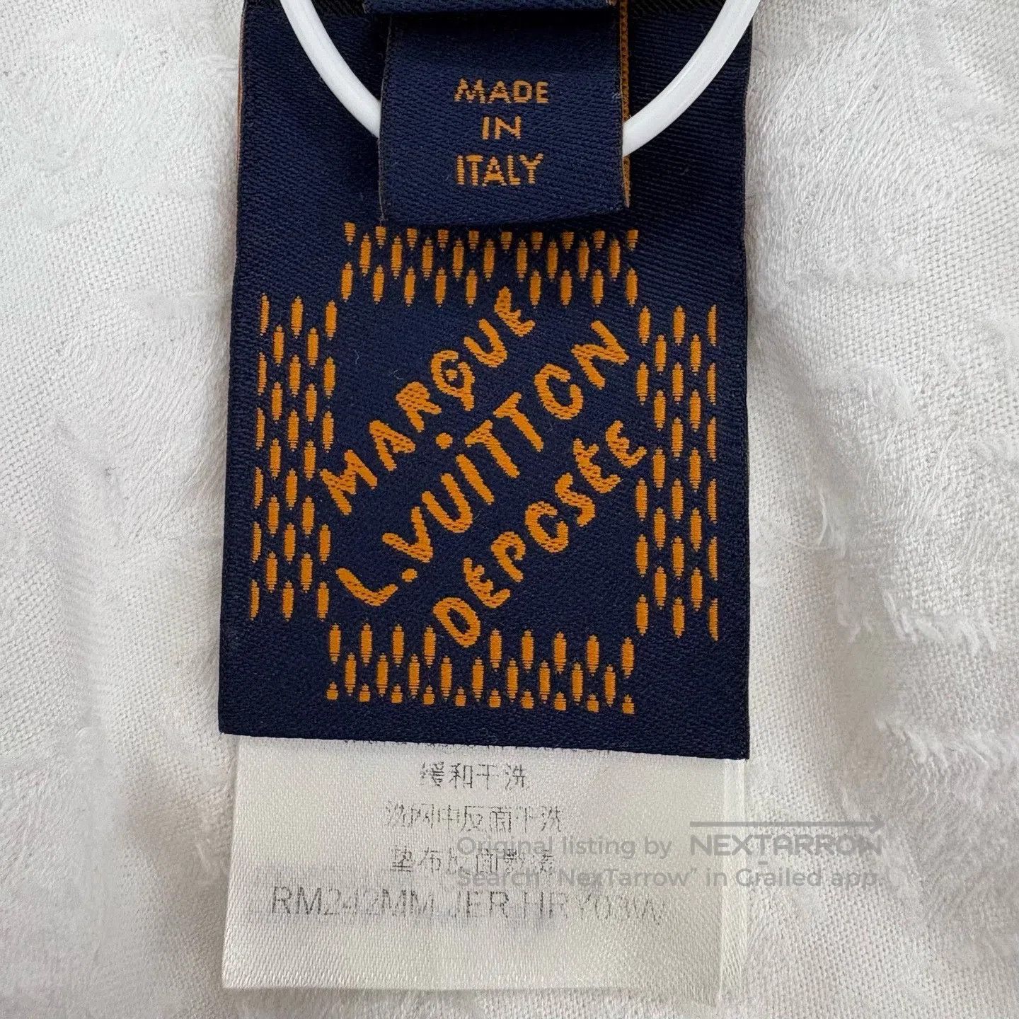 Louis Vuitton Louis Vuitton Dark pattern full-print jacquard LOGO white Size US M / EU 48-50 / 2 - 4 Thumbnail
