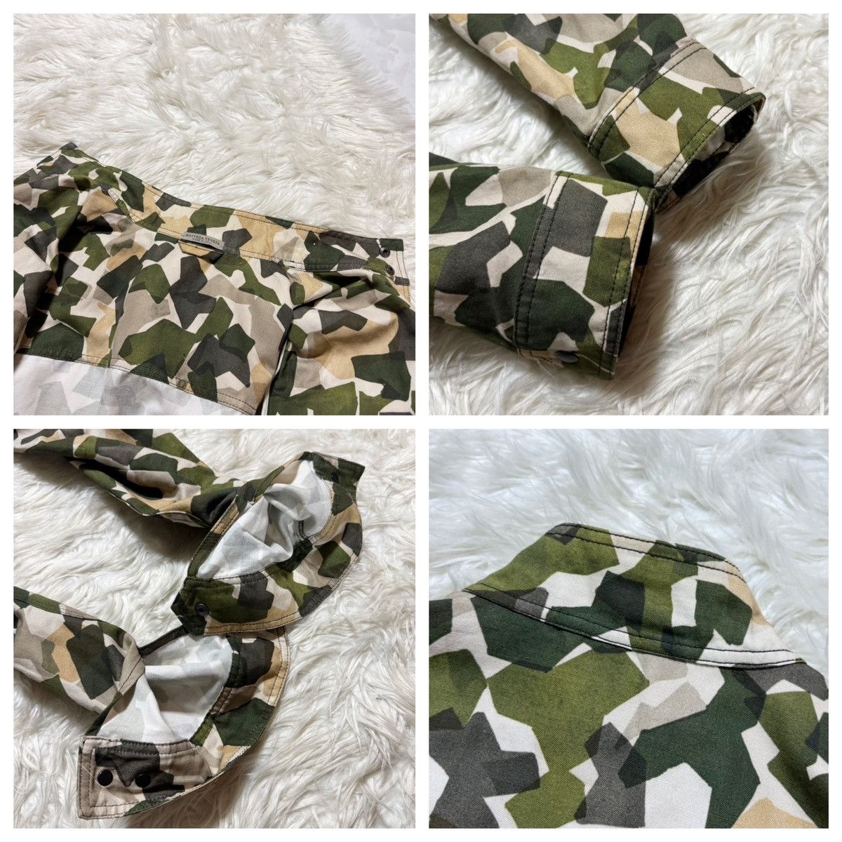 Bottega Veneta Bottega Veneta Camouflage Denim Jacket Shirt Size US L / EU 52-54 / 3 - 3 Thumbnail