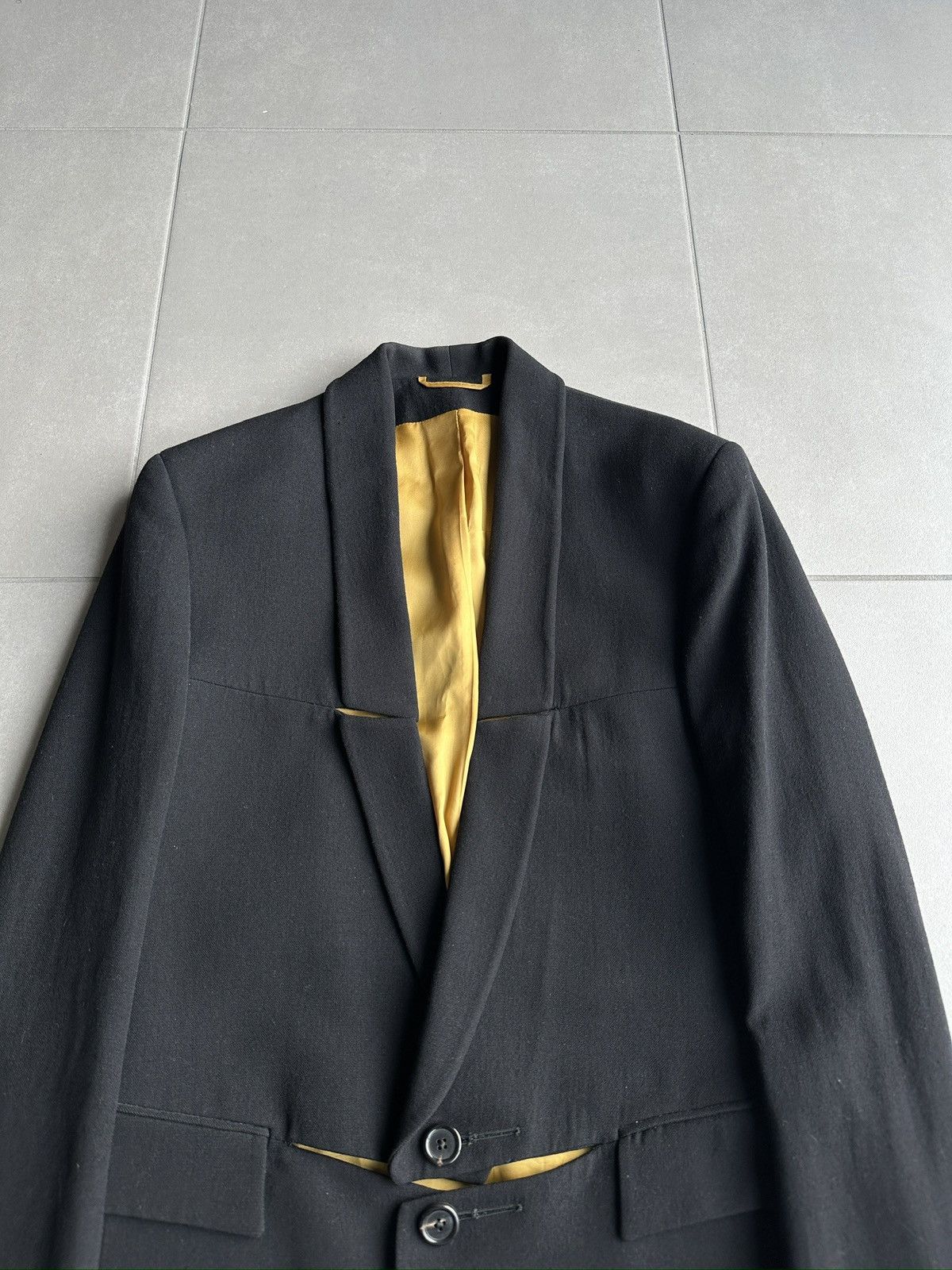 Ann Demeulemeester Ann Demeulemeester AW11 Split tailored jacket Size US S / EU 44-46 / 1 - 3 Thumbnail