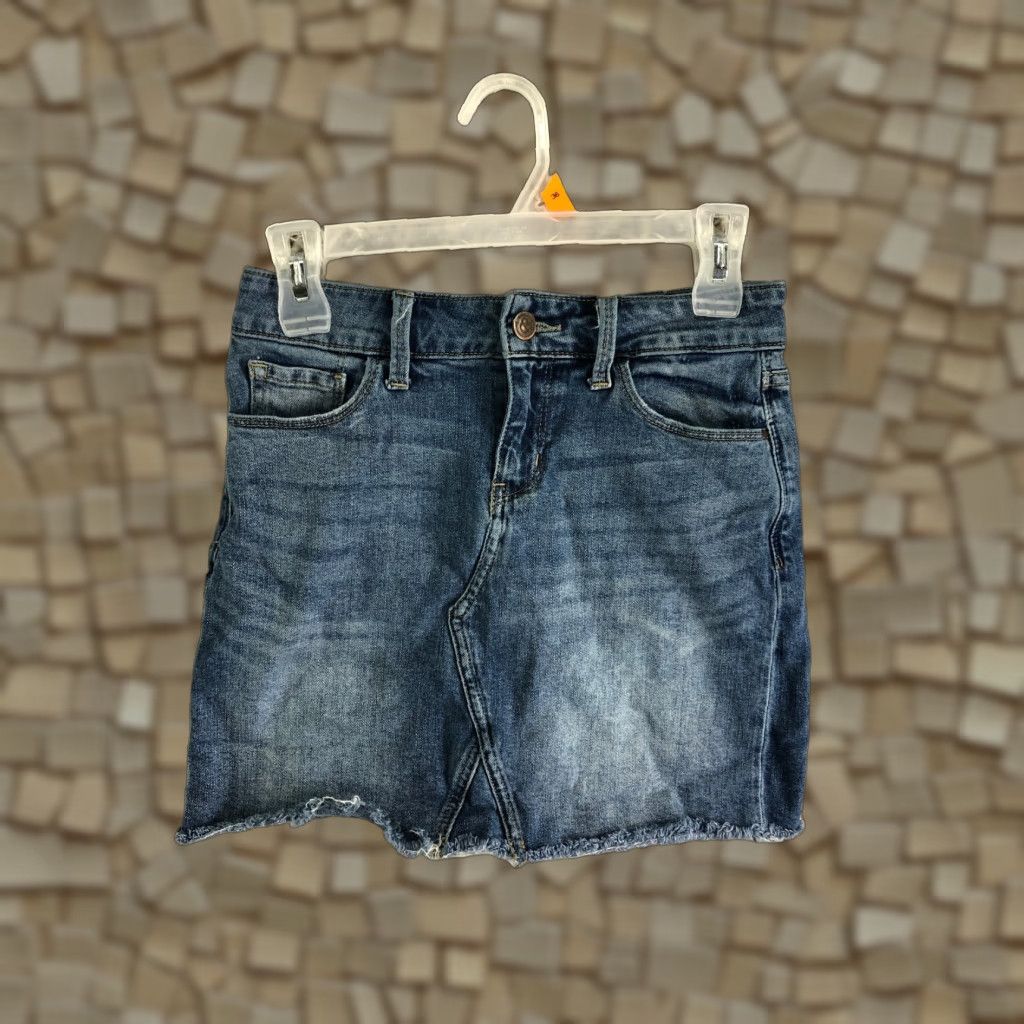 Treasure & Bond Treasure & Bond Denim Jean Skirt Midi Mini Blue 24 Womens Regular Size XS? Size 42" / US 20 - 1 Thumbnail