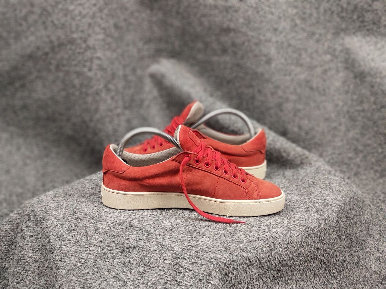 Santoni Santoni Design Orange women's Leather suede Classic Sneakers Size US 7 / IT 37 - 13 Thumbnail