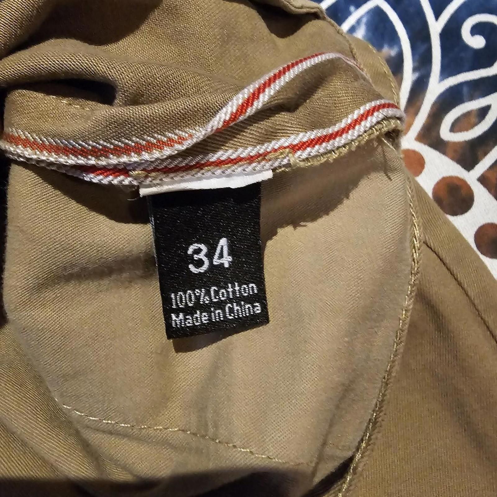 Undefeated Undefeated Men's Khaki Trousers Size US 34 / EU 50 - 5 Thumbnail