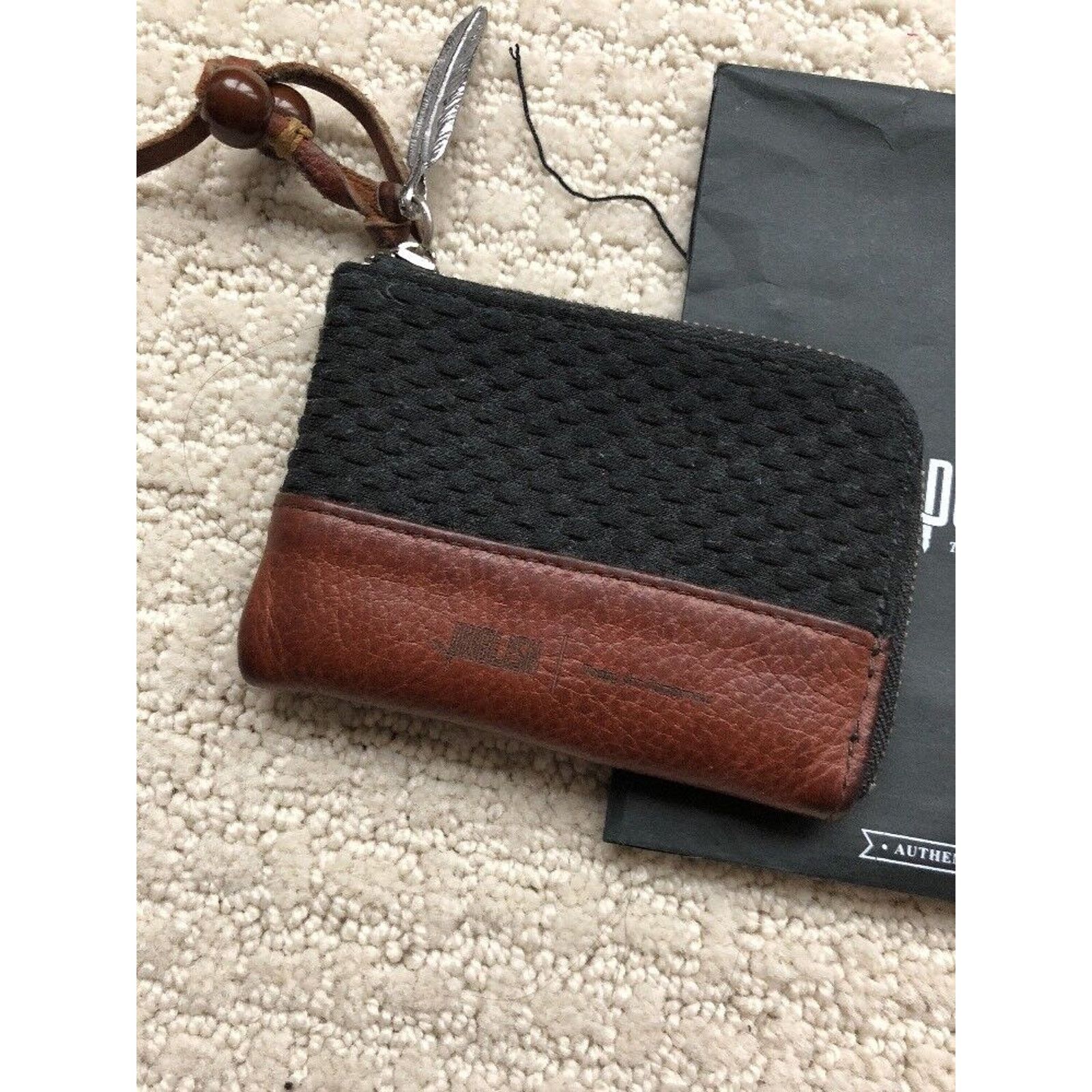 Publish Publish Bingham Leather Zip Wallet (Black / brown) Used Size ONE SIZE - 3 Thumbnail