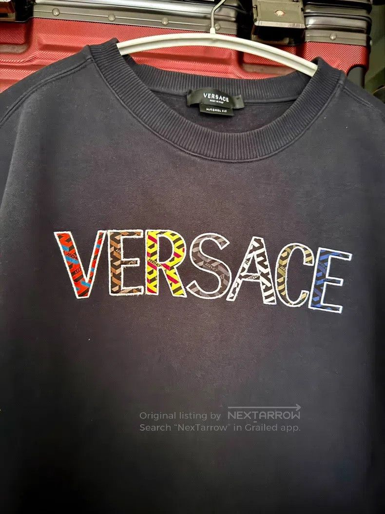 Versace Versace Men's crew neck pullover sweatshirt Size US M / EU 48-50 / 2 - 2 Thumbnail