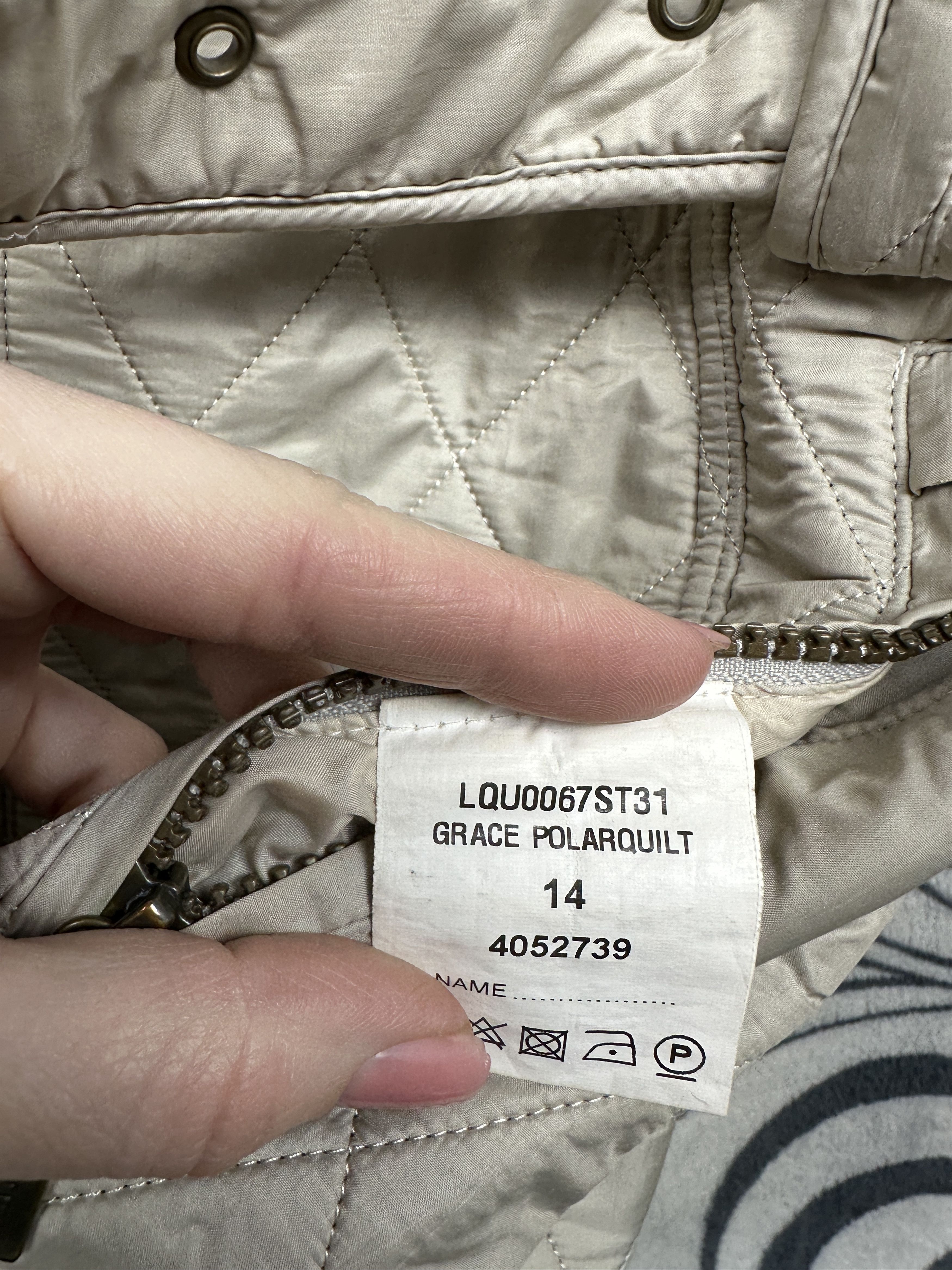 Barbour Barbour Womens Grace Polarquilt Quilted Jacket Size L / US 10 / IT 46 - 7 Thumbnail