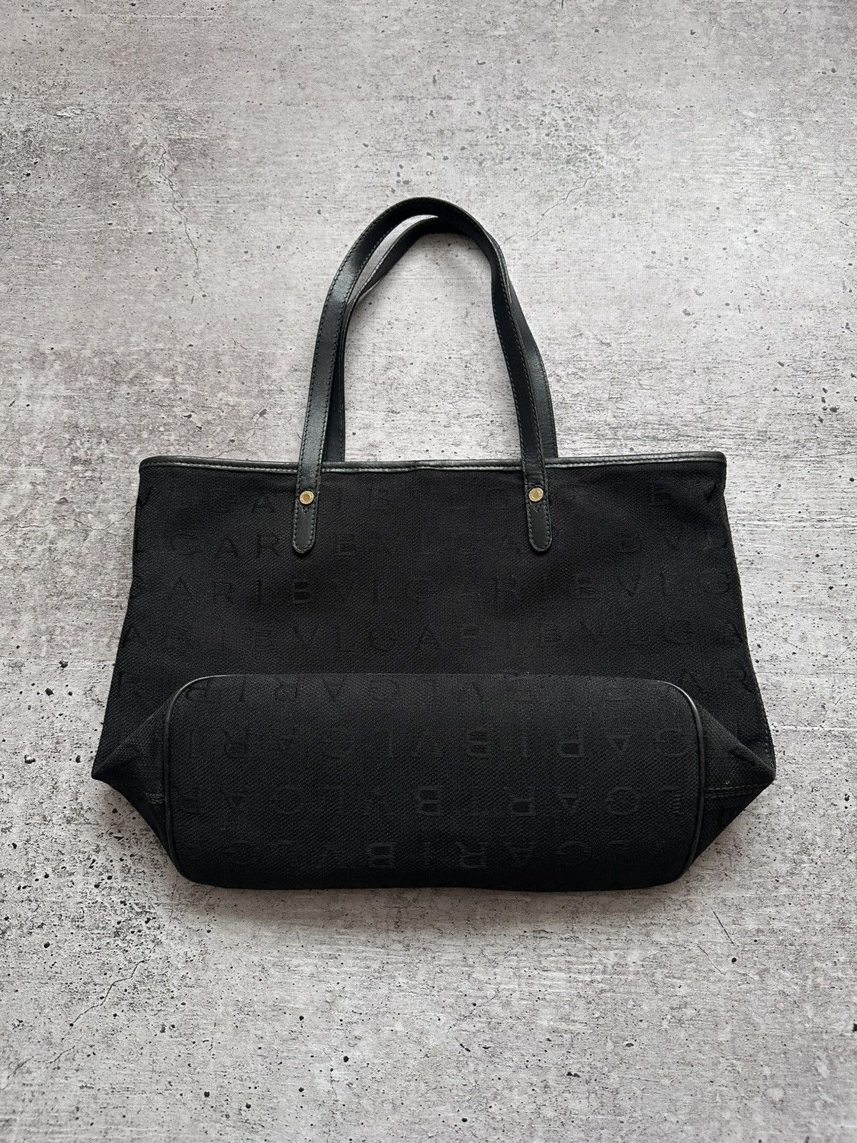 Bvlgari × Vintage Women's Bvlgari Monogram Black Handle Bag Size ONE SIZE - 1 Thumbnail