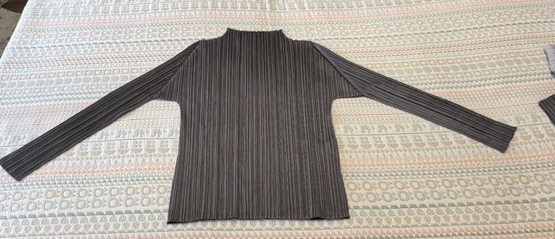 Issey Miyake issey miyake size:3 Dark grey pleated coat Size XXS / US 00 / IT 34 - 3 Thumbnail