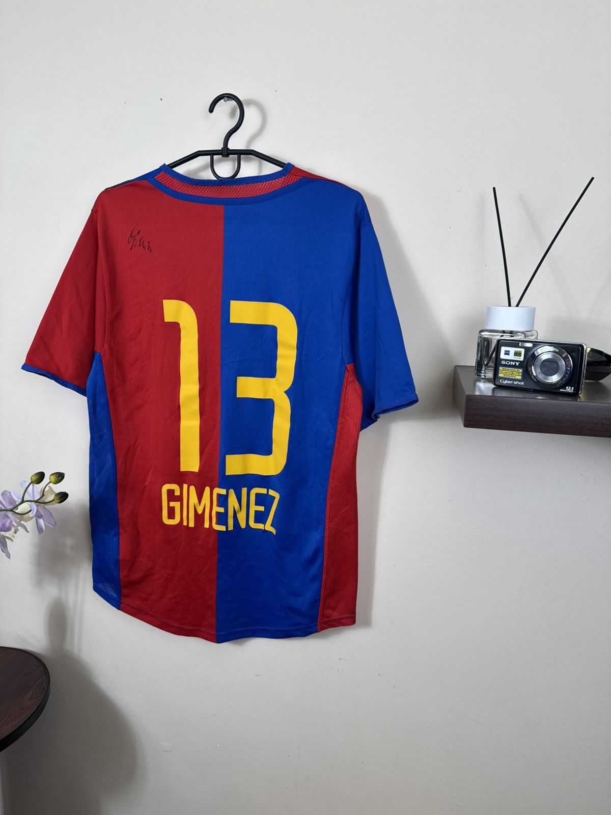 Nike Nike FC Basel Jersey 2002-04 #13 Gimenez Soccer Signature S Size US S / EU 44-46 / 1 - 16 Thumbnail