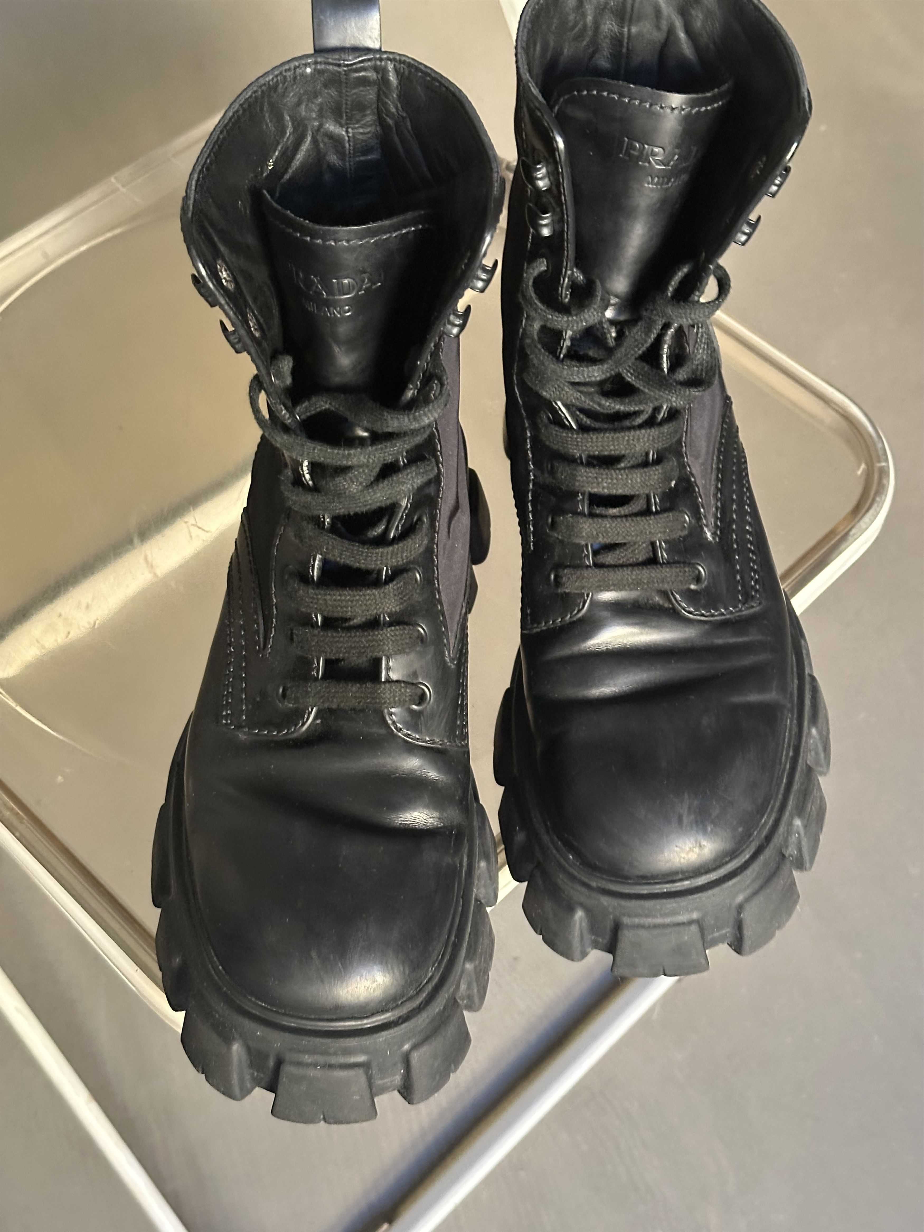 Prada Prada Military Boots Size US 8 / EU 41 - 8 Thumbnail