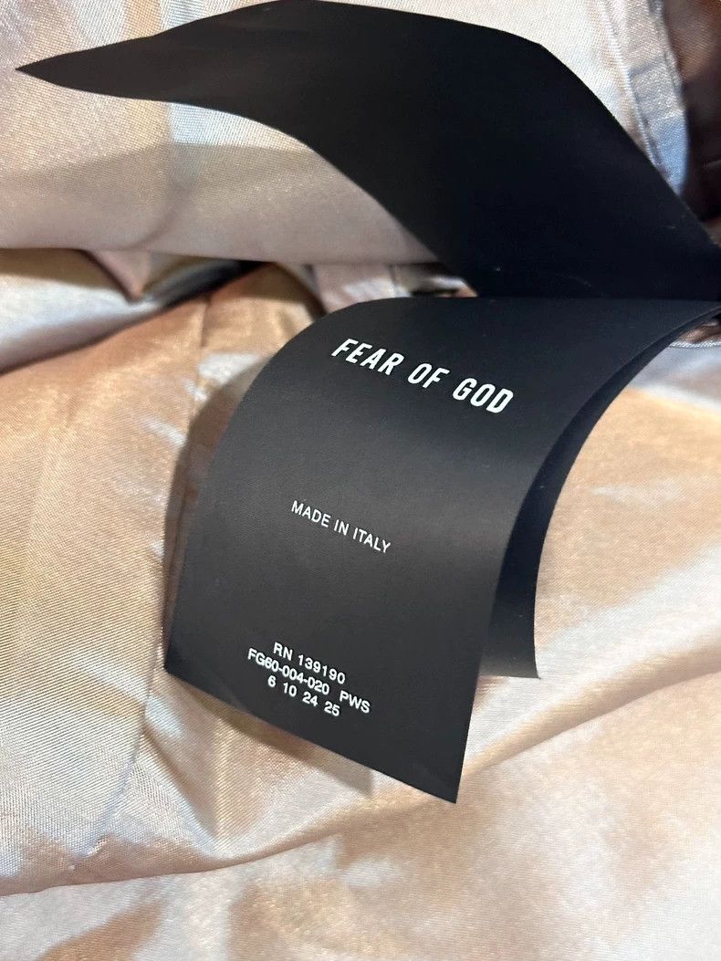 Fear of God Fear Of God Grey collarless wool blazer jacket 2503-Nextarr Size US M / EU 48-50 / 2 - 8 Thumbnail