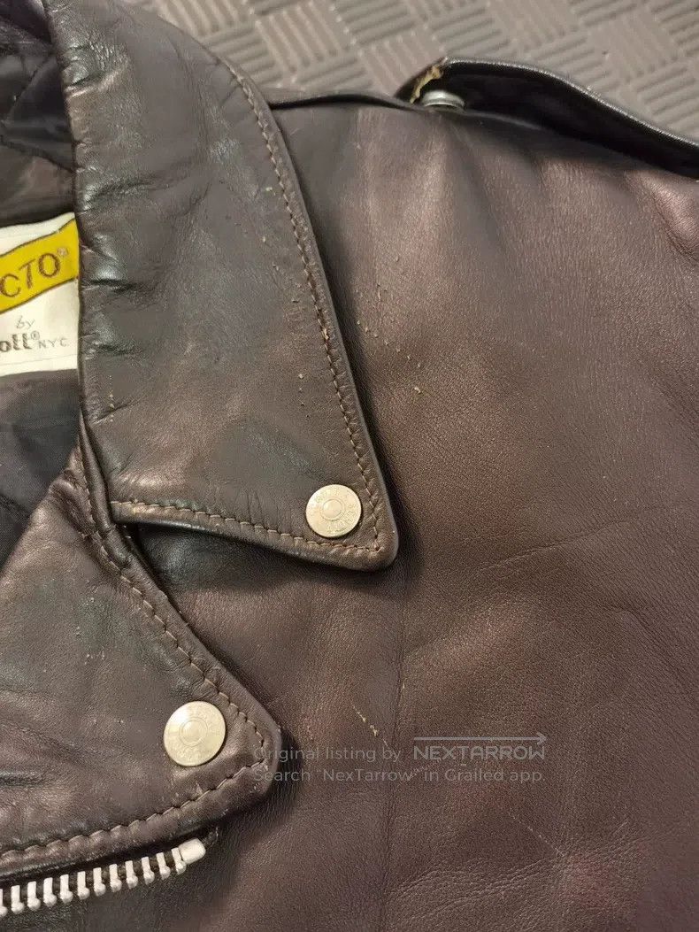 Schott Schott 618 leather jacket cable-stayed leather coat Size US S / EU 44-46 / 1 - 4 Thumbnail