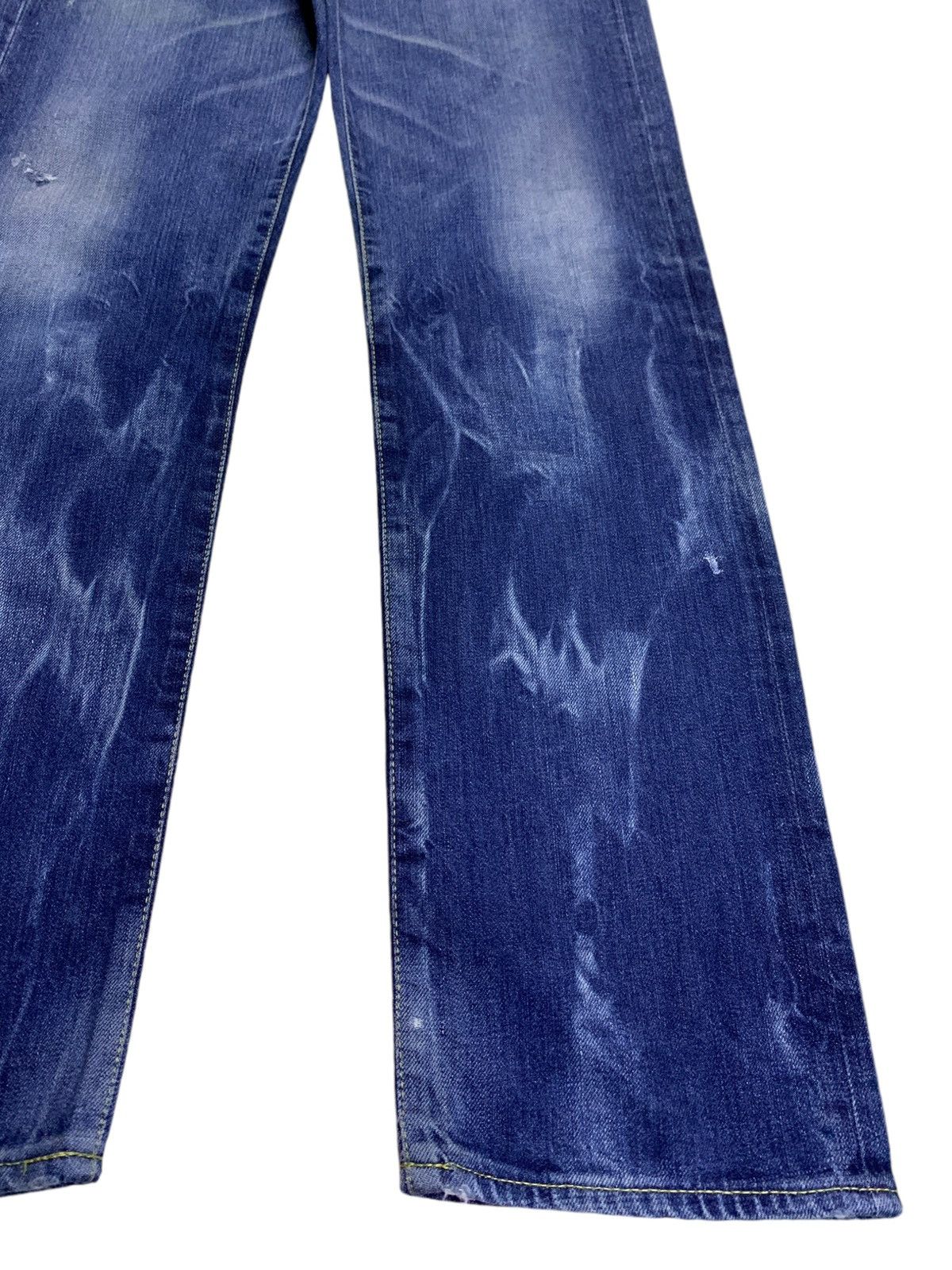 Beauty Beast × Japanese Brand Vintage Japanese Brand Bleached Acid Wash Distressed Jeans Size US 34 / EU 50 - 7 Thumbnail