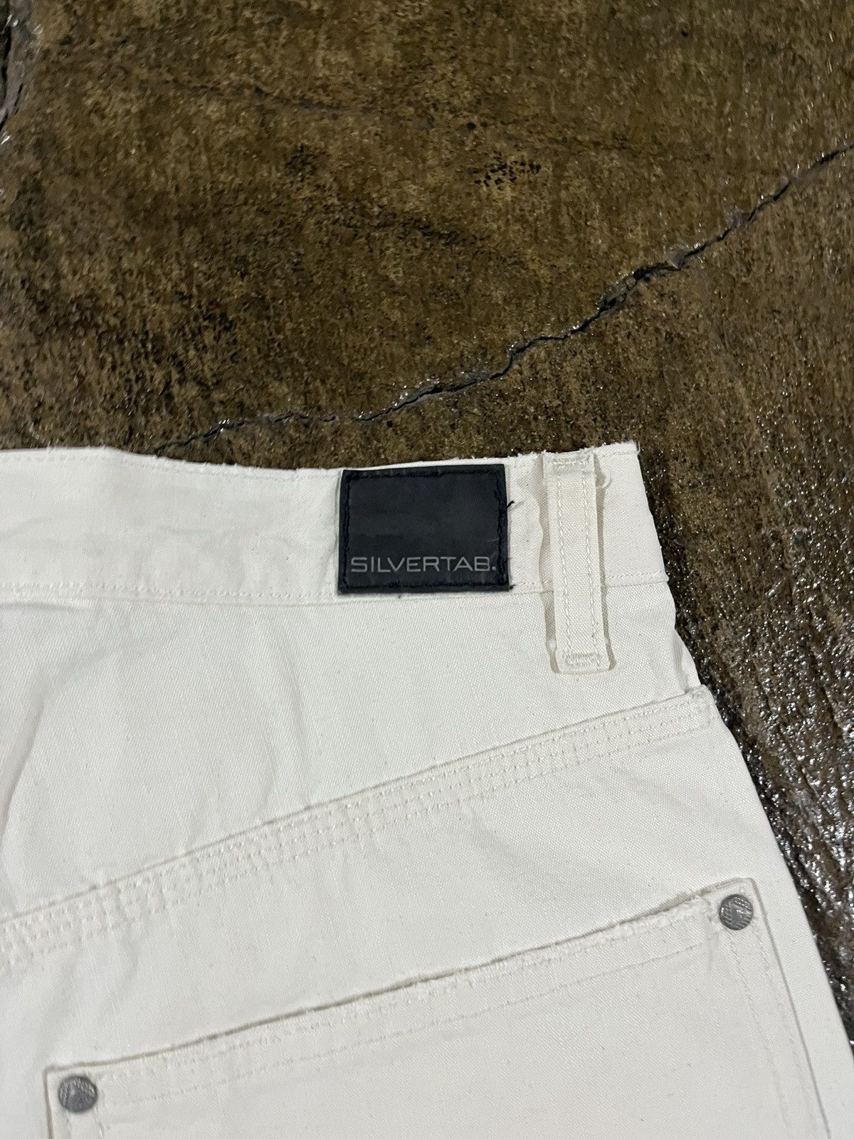 JNCO × Levi's × Vintage Crazy Vintage Levi's SilverTab Carpenter Shorts Baggy Skater Size US 34 / EU 50 - 5 Thumbnail