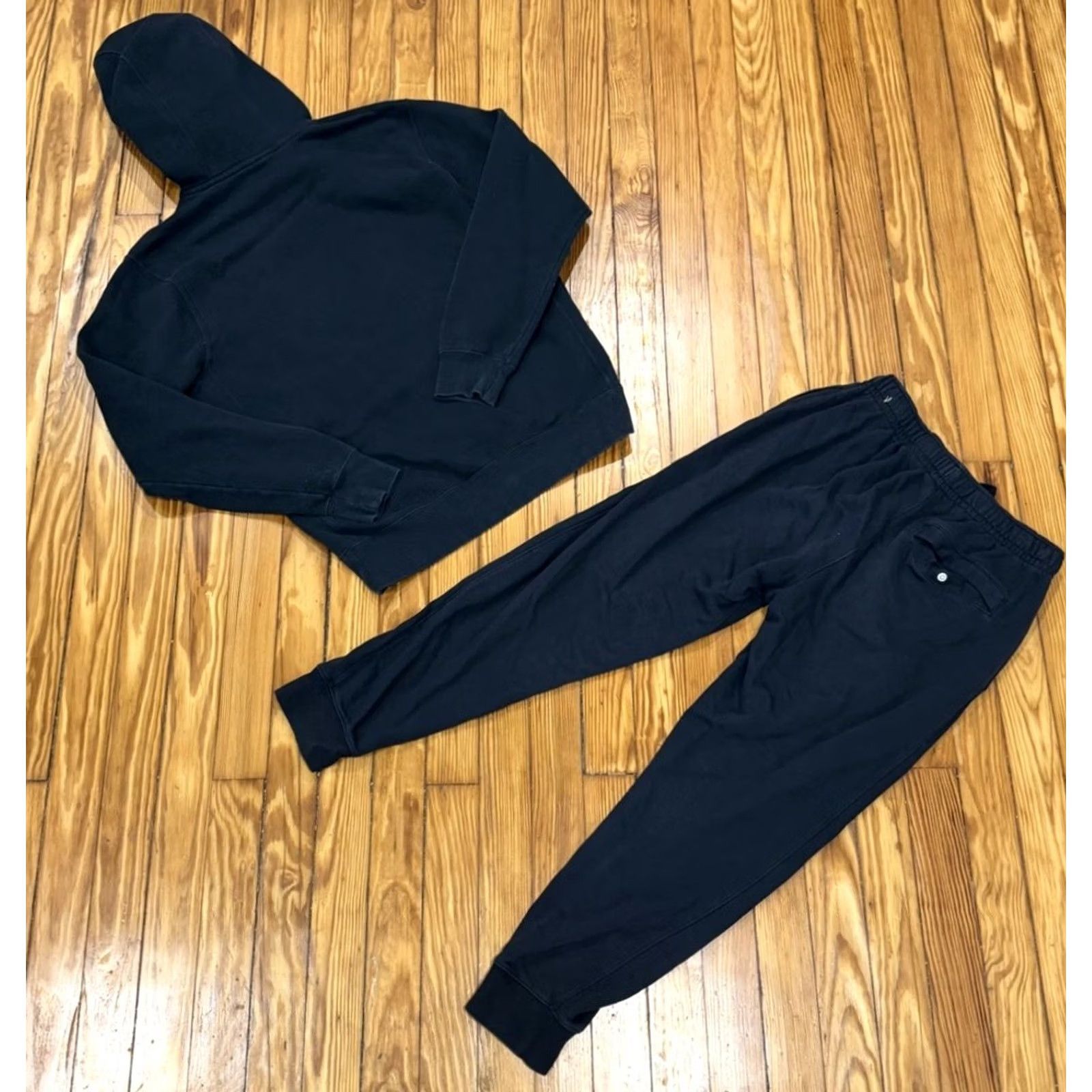 Nike Nike Sportswear Club Fleece Black Hoodie & Sweatpants Set Sweatsuit Size Small Mens Size US S / EU 44-46 / 1 - 2 Thumbnail