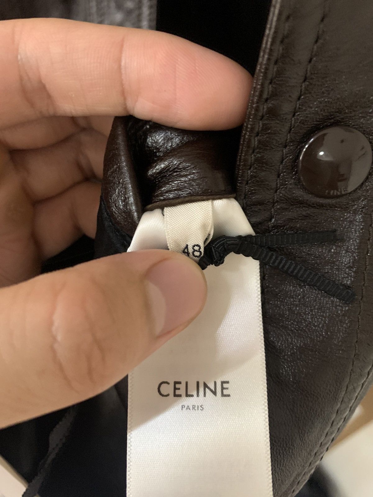 Celine Celine 2020SS Brown Lambskin Blouson jacket Size US M / EU 48-50 / 2 - 3 Thumbnail