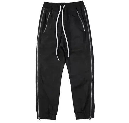 Ring Of Fire Black Full Zip Drawstring Sweatpants Size US 33 - 3 Thumbnail