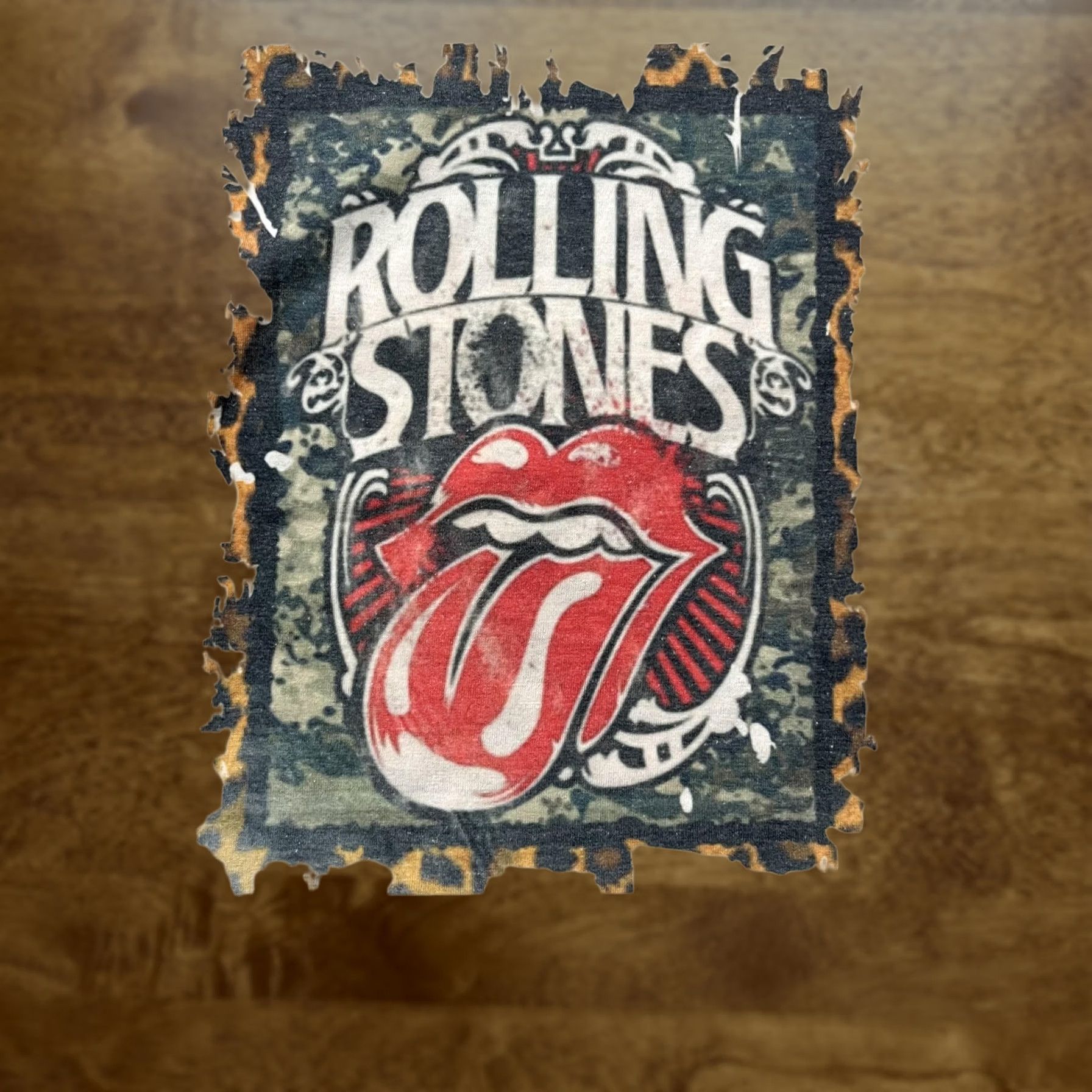 Gildan Rolling Stones Shirt Mens Small Gray Bleach Tongue Band Graphic Tee T-Shirt Size US S / EU 44-46 / 1 - 1 Thumbnail