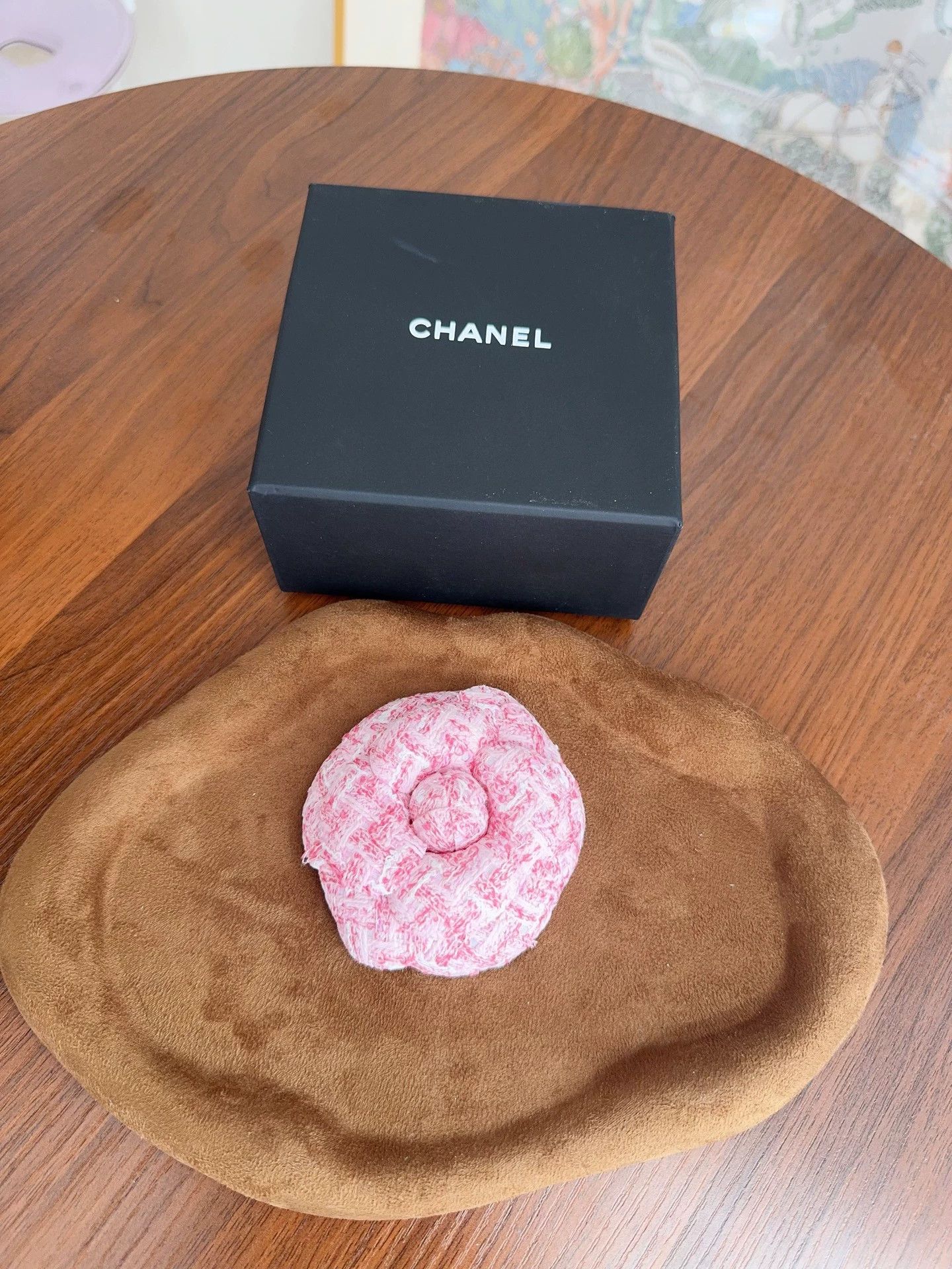 Chanel Chanel Pink Camelia Brooch Unused With Box Size ONE SIZE - 1 Thumbnail