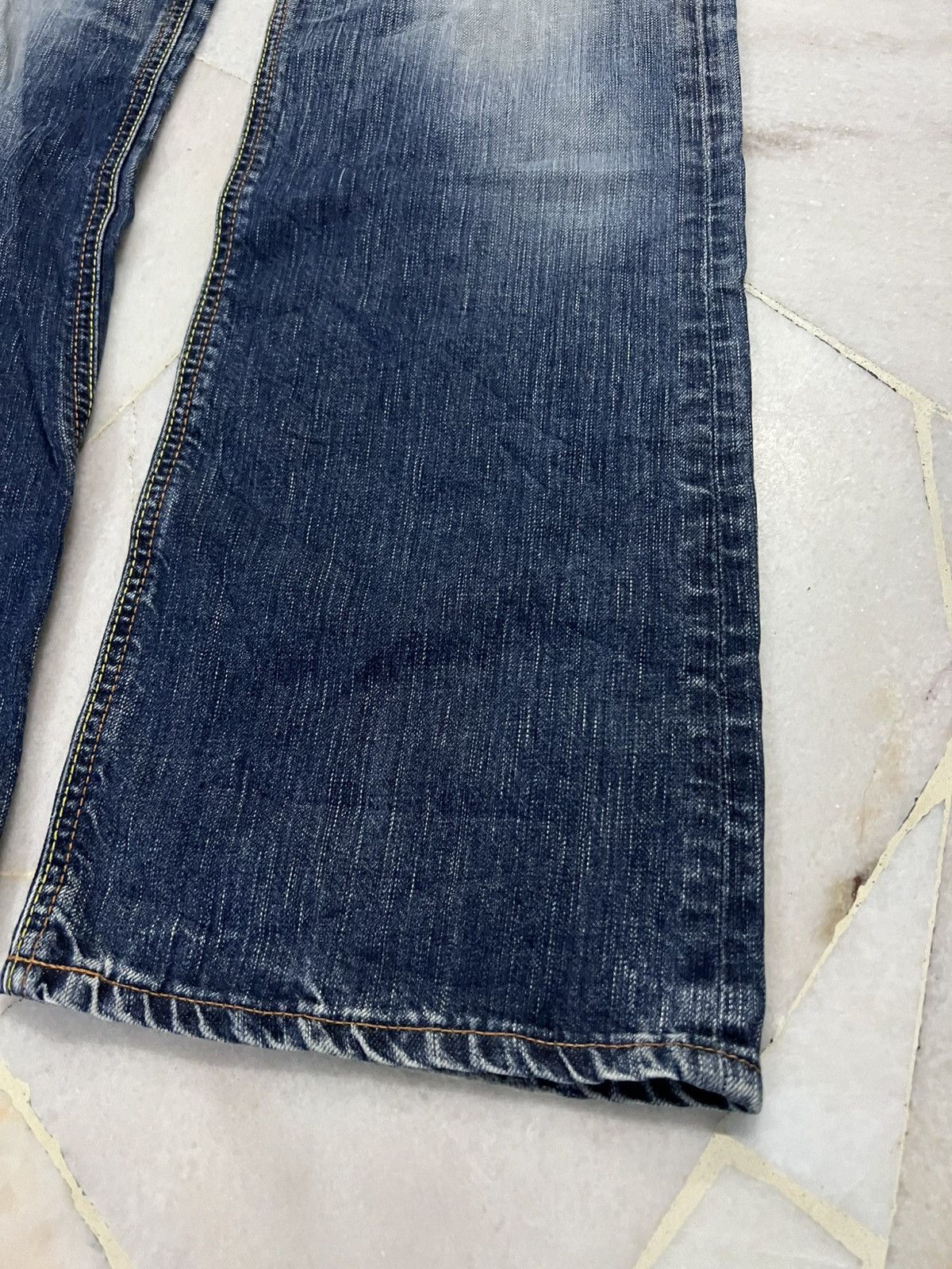 Edwin 💥Flare💥Edwin 503 Blue Trip Mud Wash Jean Size US 33 - 5 Thumbnail