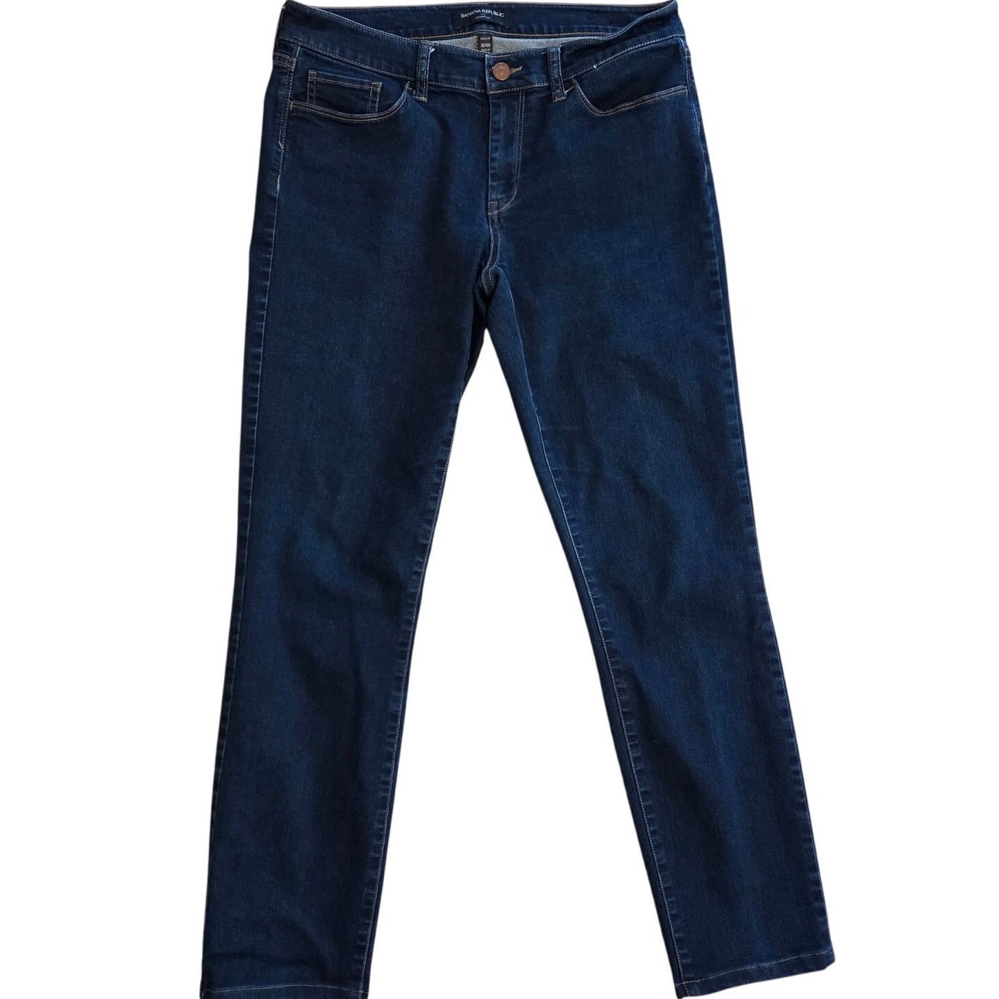 Banana Republic Banana Republic Navy Blue Jeans - Size 30/10R - Excellent Size 30" / US 8 / IT 44 - 1 Thumbnail