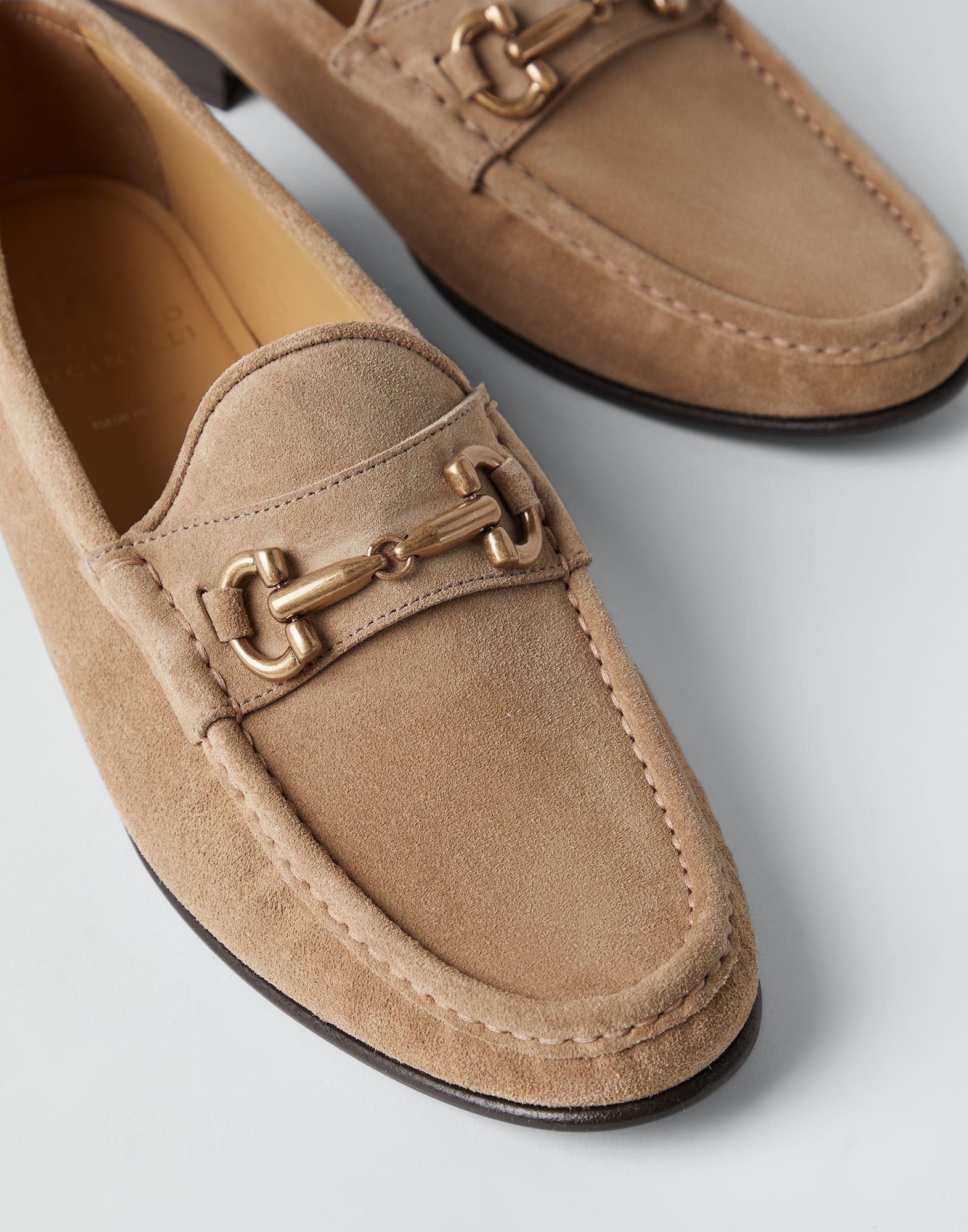 Brunello Cucinelli o1w1db10125 Loafers in Brown Size US 10 / EU 43 - 4 Thumbnail