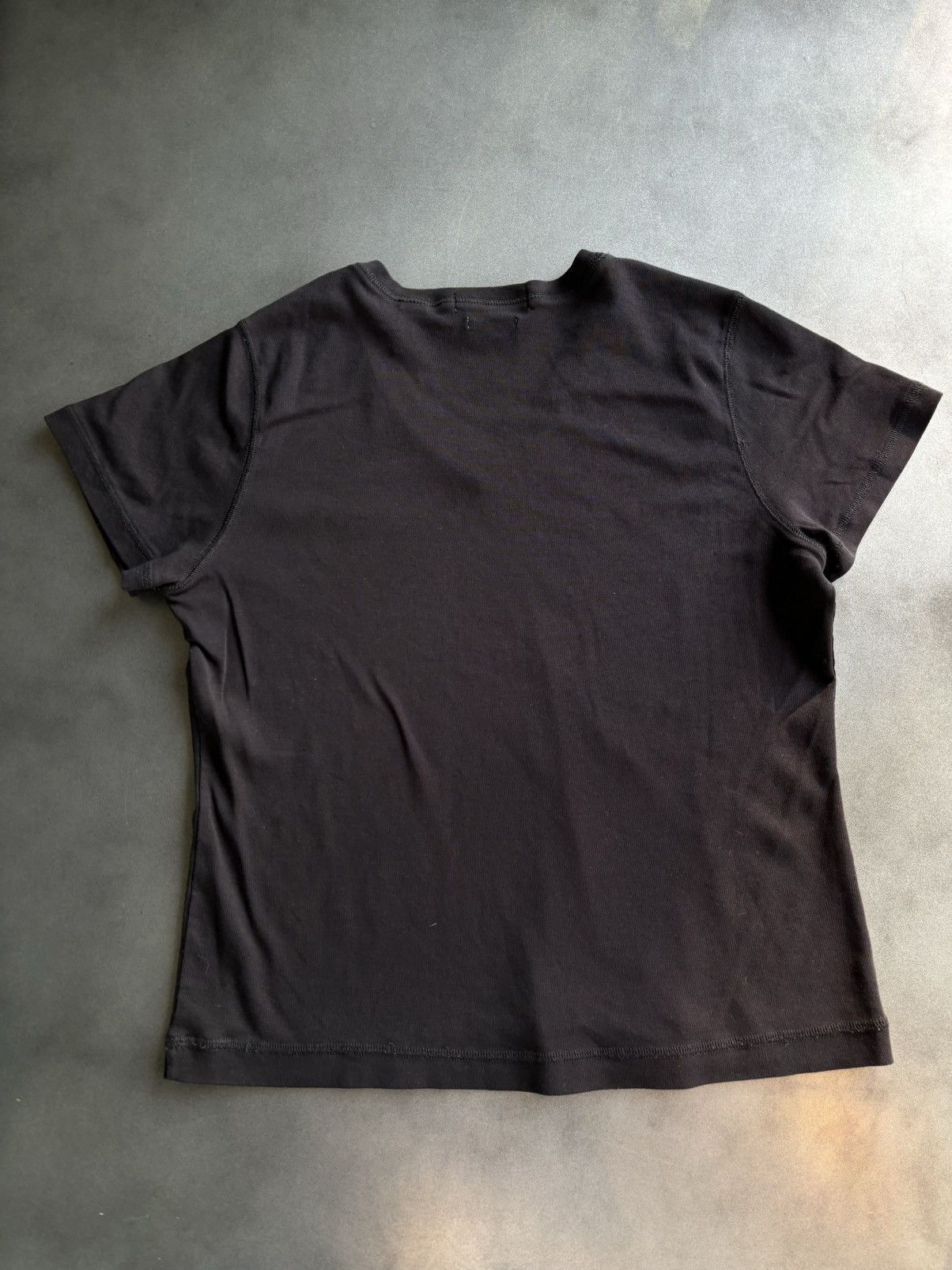 Fashion Victim × Vintage Y2K Fashion Shirt Ironic Edgy V Neck Crop 2000s Valerie Stev Size M / US 6-8 / IT 42-44 - 5 Thumbnail
