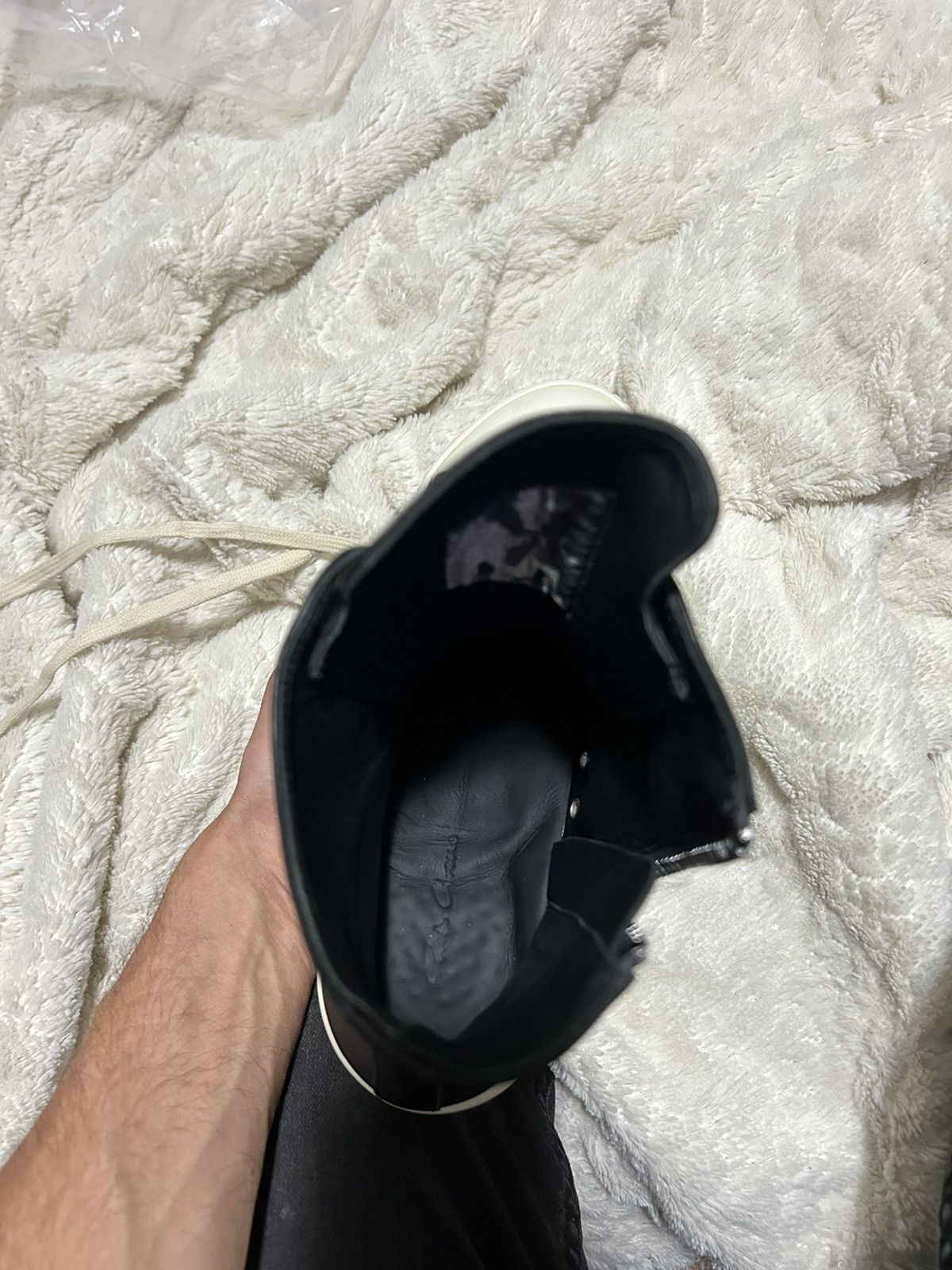 Rick Owens LIDO HIGHTOP RAMONES Size US 9 / EU 42 - 10 Thumbnail