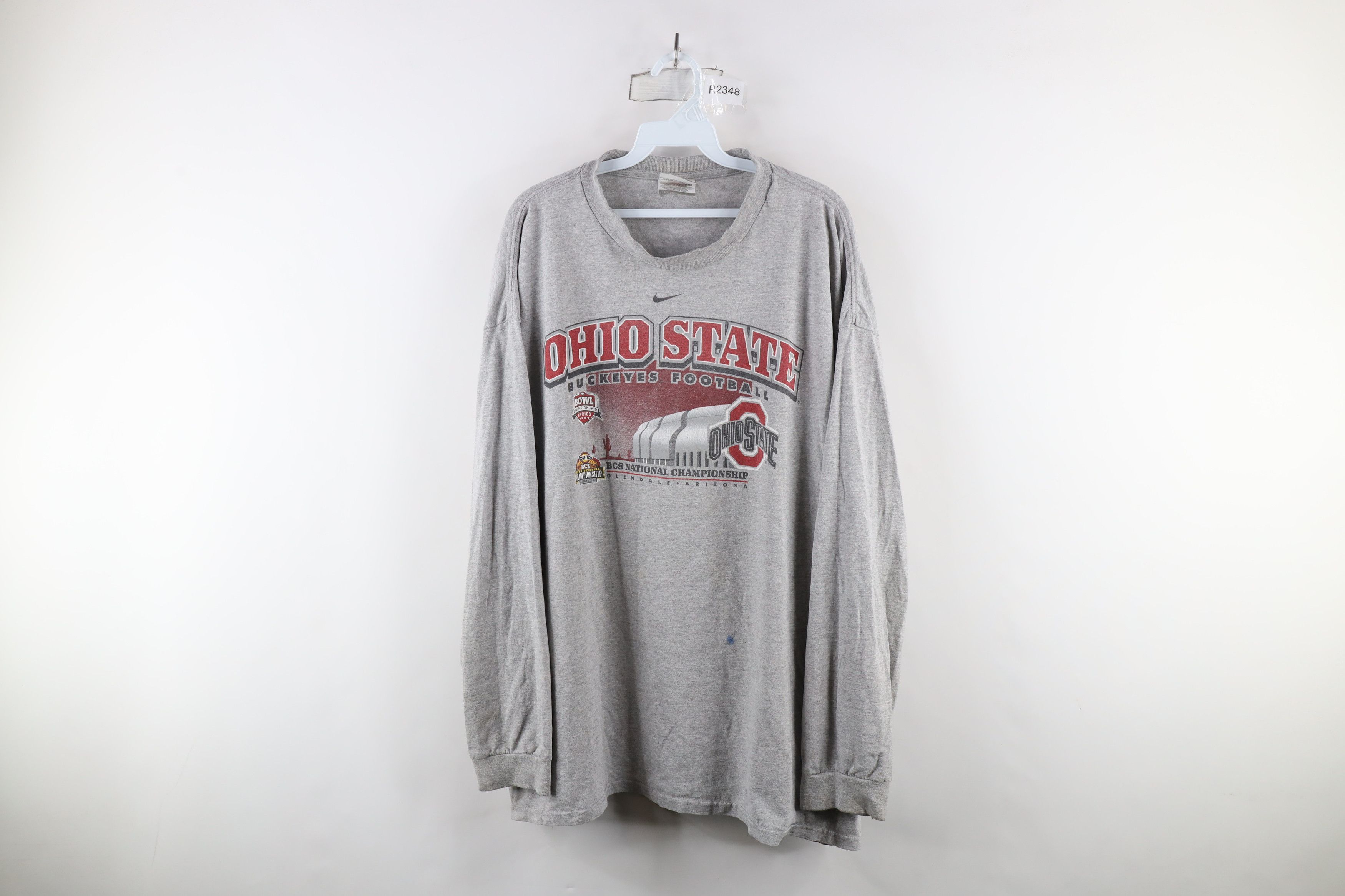 Nike × Vintage Vintage Nike Championship Ohio University Football T-Shirt Size US XXL / EU 58 / 5 - 1 Thumbnail