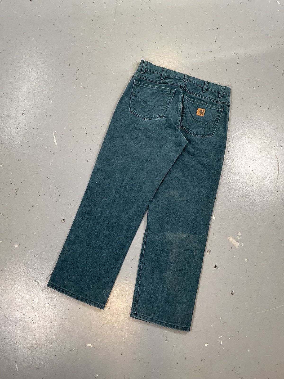 Carhartt × Vintage Vintage rare Carhartt b136 GRE carpenter denim Size US 34 / EU 50 - 7 Thumbnail
