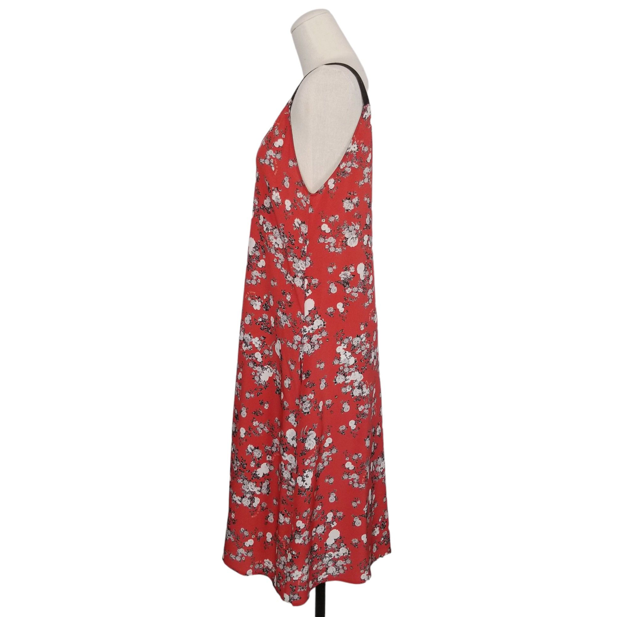 Rag & Bone Zac Asymmetrical Floral Print Silk Dress Size S / US 4 / IT 40 - 3 Thumbnail