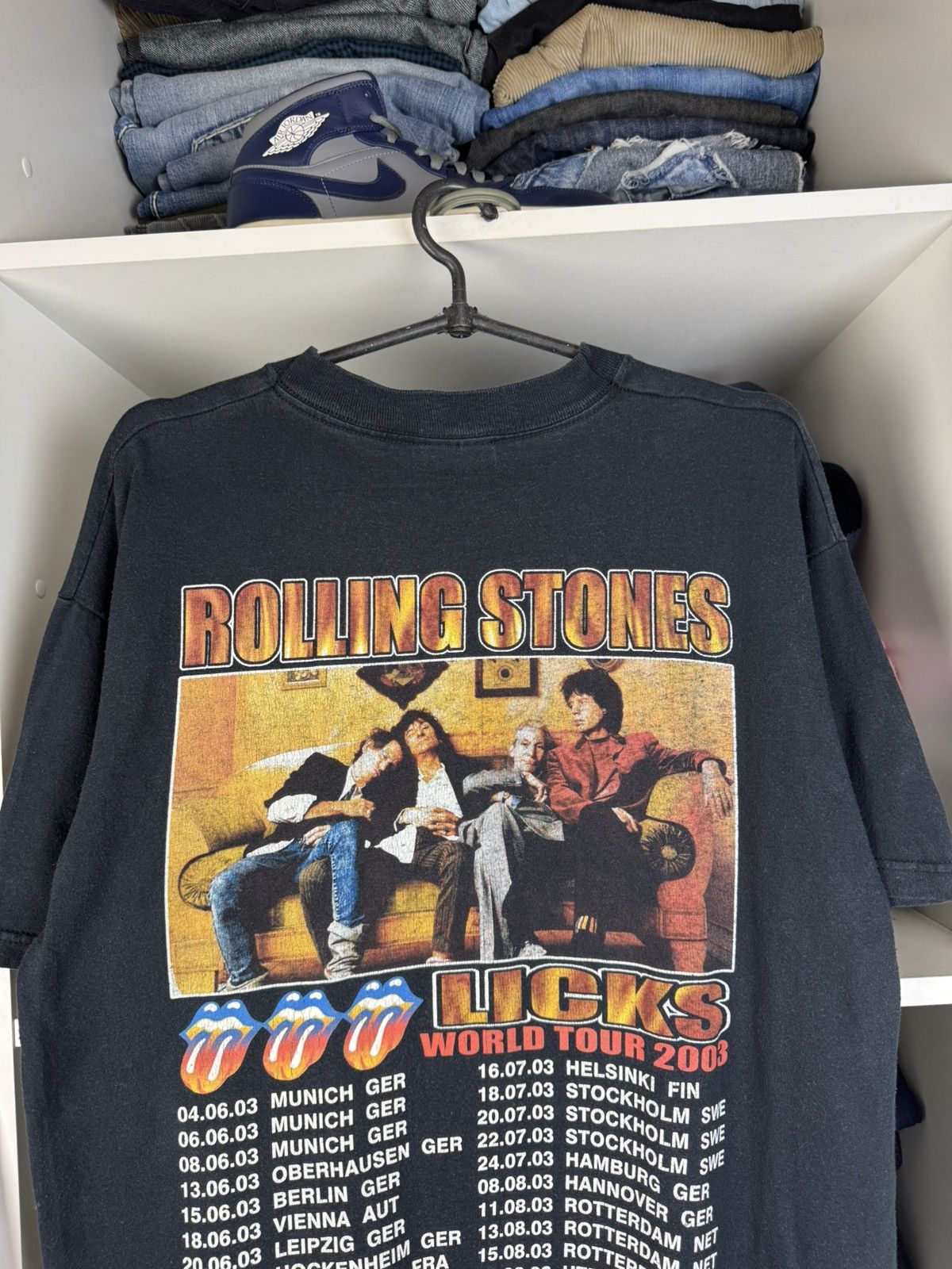 Band Tees Vintage The Rolling Stones Licks World Tour 2003 T-shirt Size US L / EU 52-54 / 3 - 17 Thumbnail
