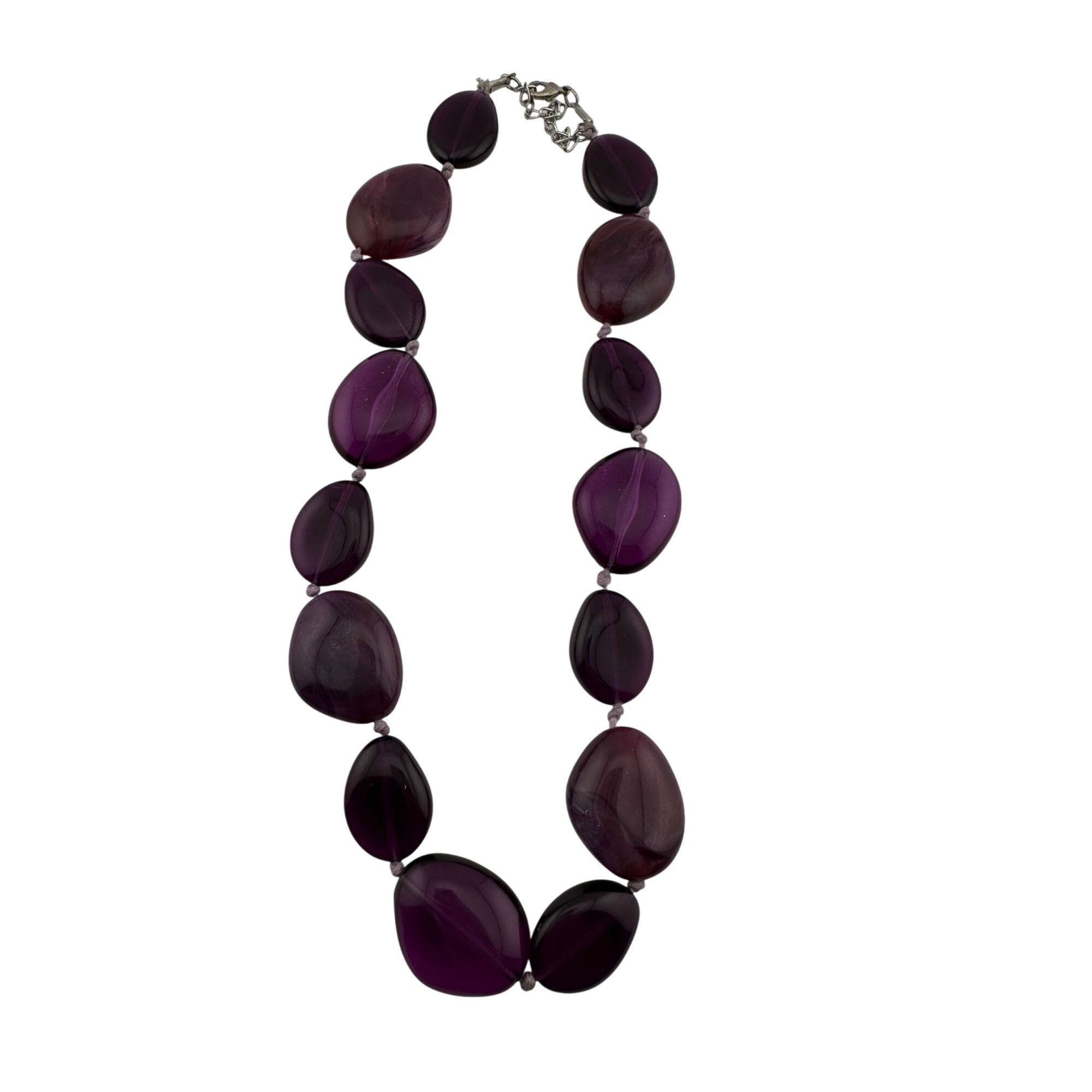 Other Women's Chunky Purple Necklace with Clasp Size ONE SIZE - 21 Thumbnail