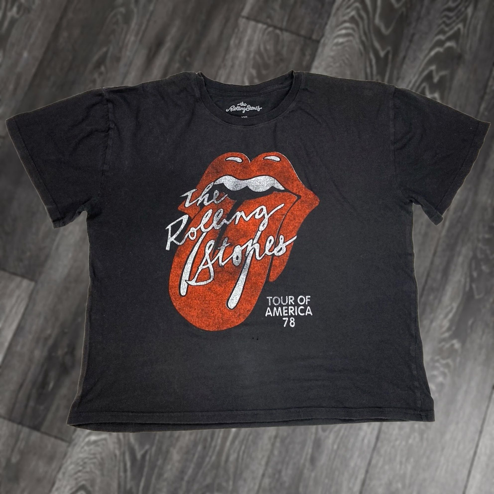 Vintage VINTAGE The Rolling Stones Tour Of America 1978 Graphic T-shirt Women XXL Black Size XXL / US 16-18 / IT 52-54 - 1 Thumbnail