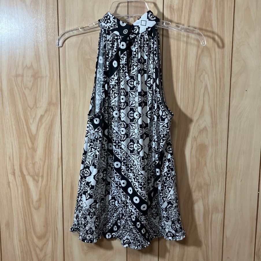 Other Milano Floral High Keyhole Neck Sleeveless Blouse XL Size XL / US 12-14 / IT 48-50 - 2 Thumbnail