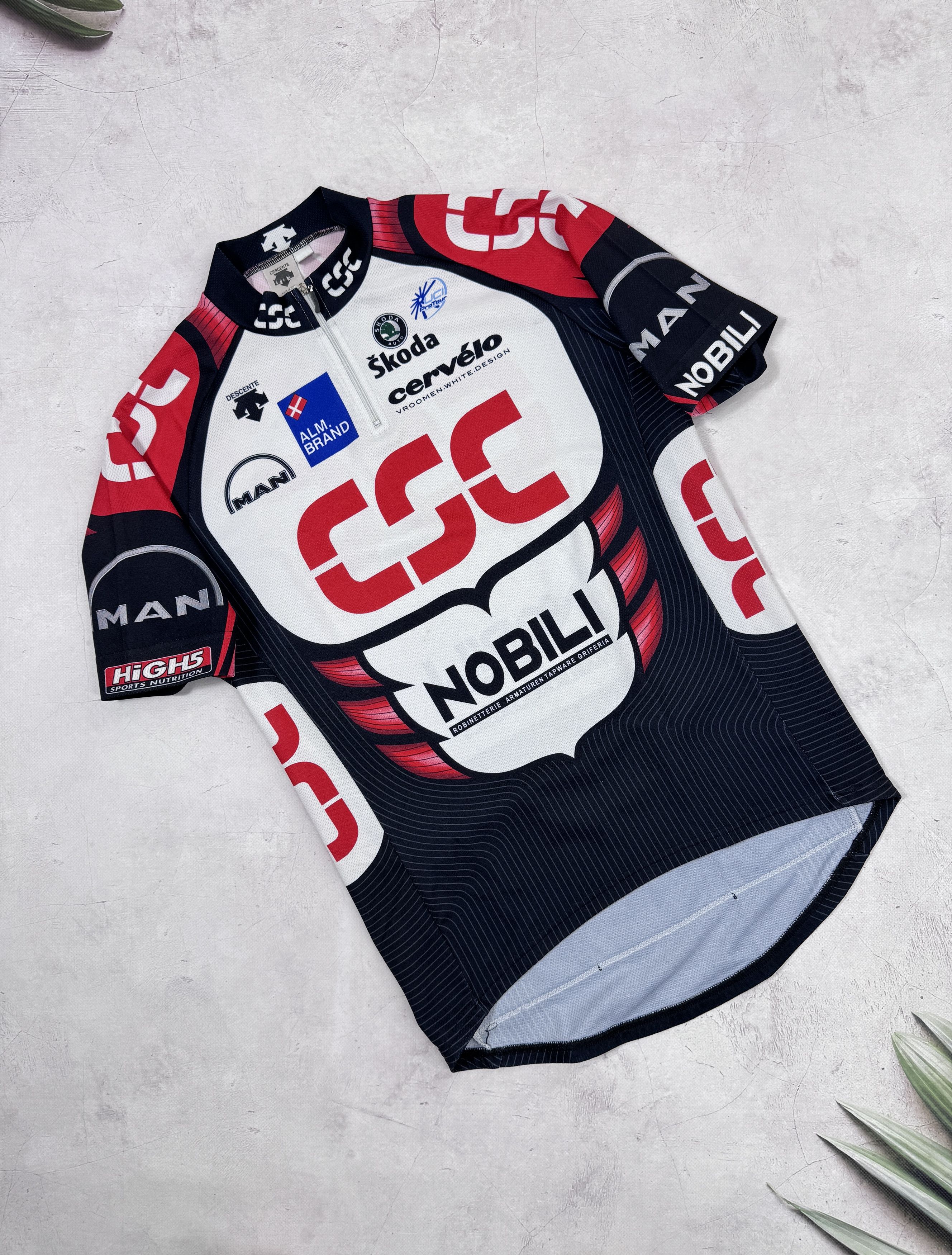 Sports Specialties Descente Team CSC Skoda Man Nobili Cycling Jersey Size US M / EU 48-50 / 2 - 6 Thumbnail