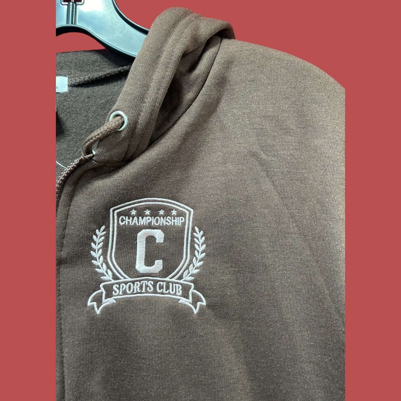 rue21 Rue 21 - Women's Long Sleeve Hooded Sweatshirt - Brown - Med Size M / US 6-8 / IT 42-44 - 11 Thumbnail