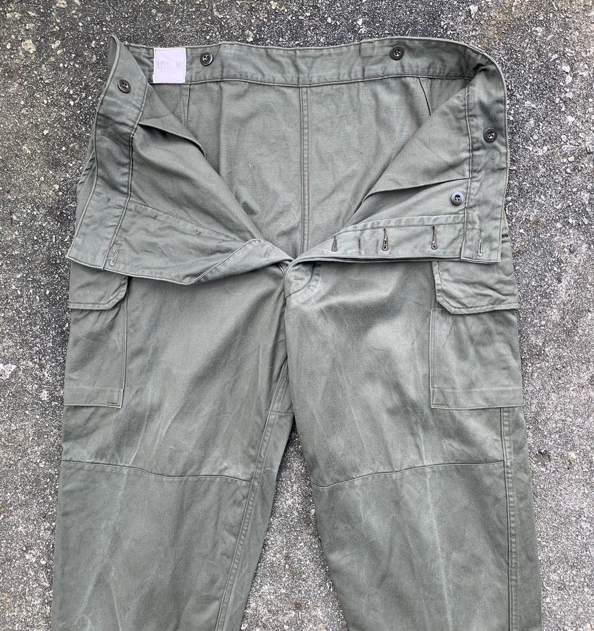 Vintage Rare.. Vintage Distressed French Army Cargo Pants Size US 38 / EU 54 - 21 Thumbnail