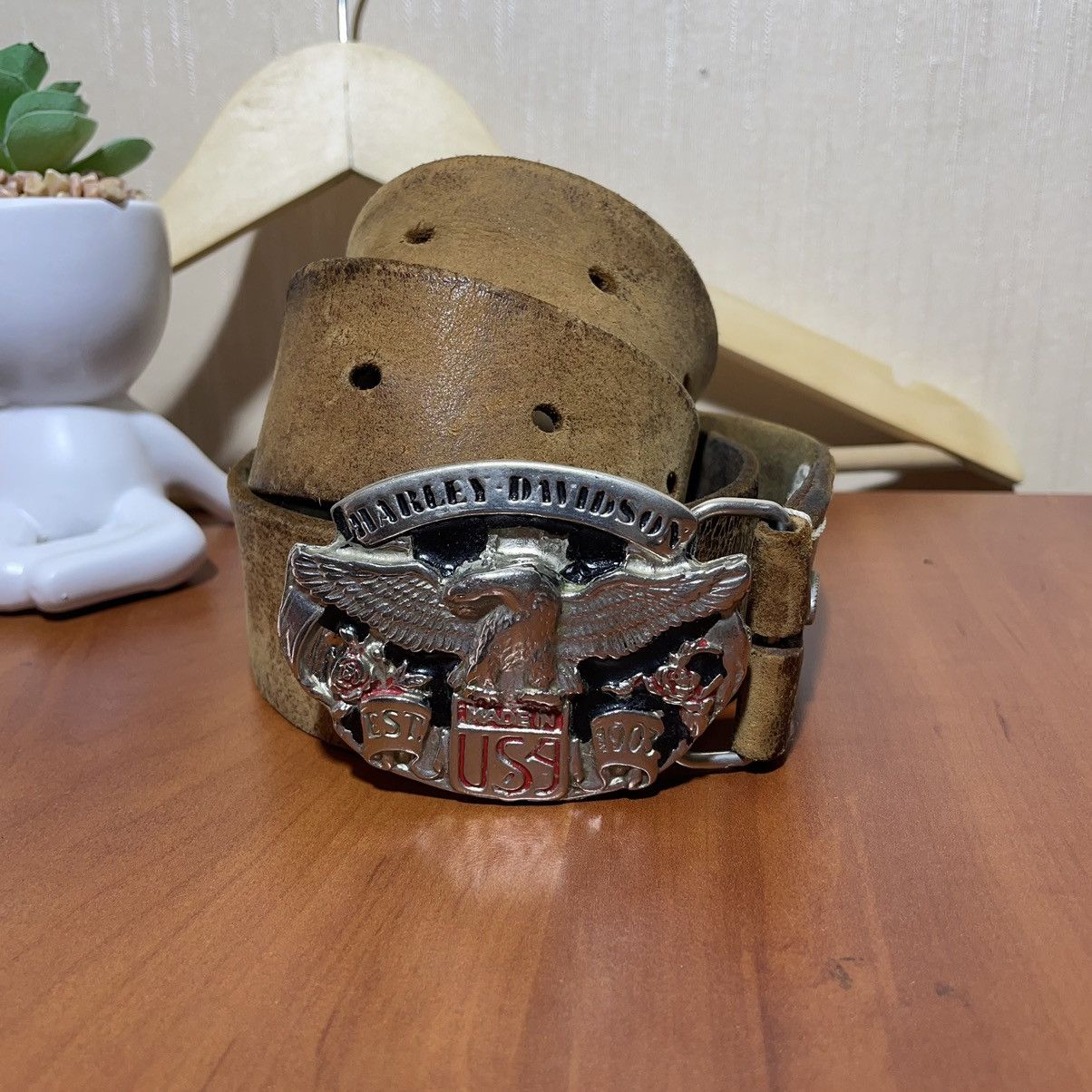 Harley Davidson × Vintage Harley Davidson 1989 very rare vintage belt Size ONE SIZE - 1 Thumbnail