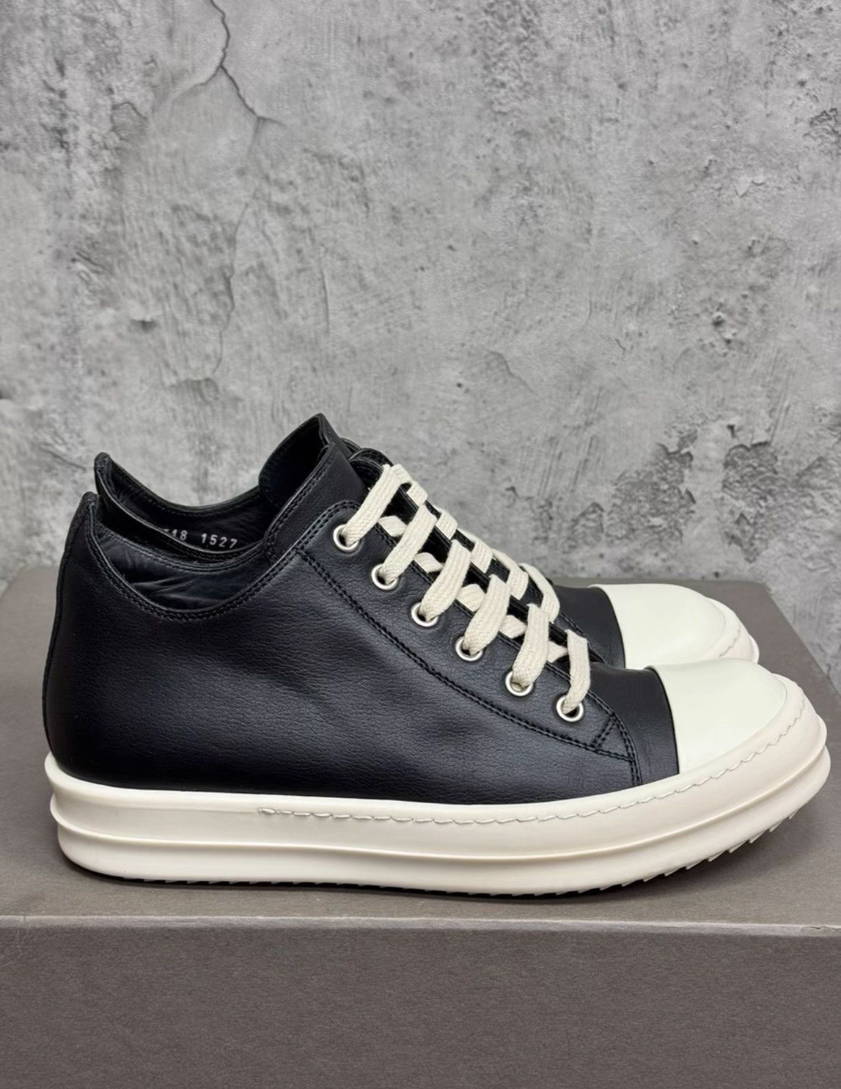 Rick Owens Rick Owens RO Main Line Leather Low Tops K37 Size US 8 / IT 38 - 7 Thumbnail