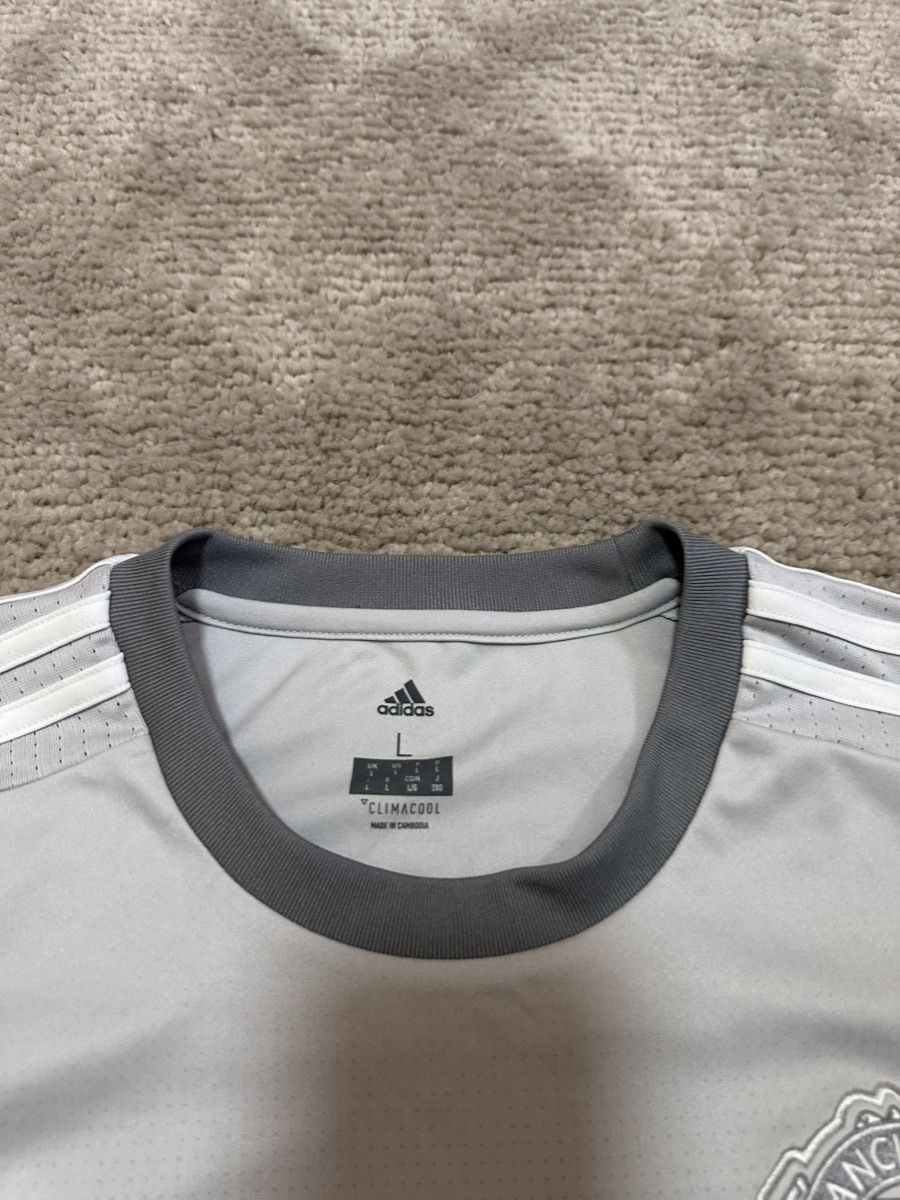 Adidas Pogba #6 Manchester United 2017/18 3Rd Football Shirt Jersey Size US L / EU 52-54 / 3 - 4 Thumbnail
